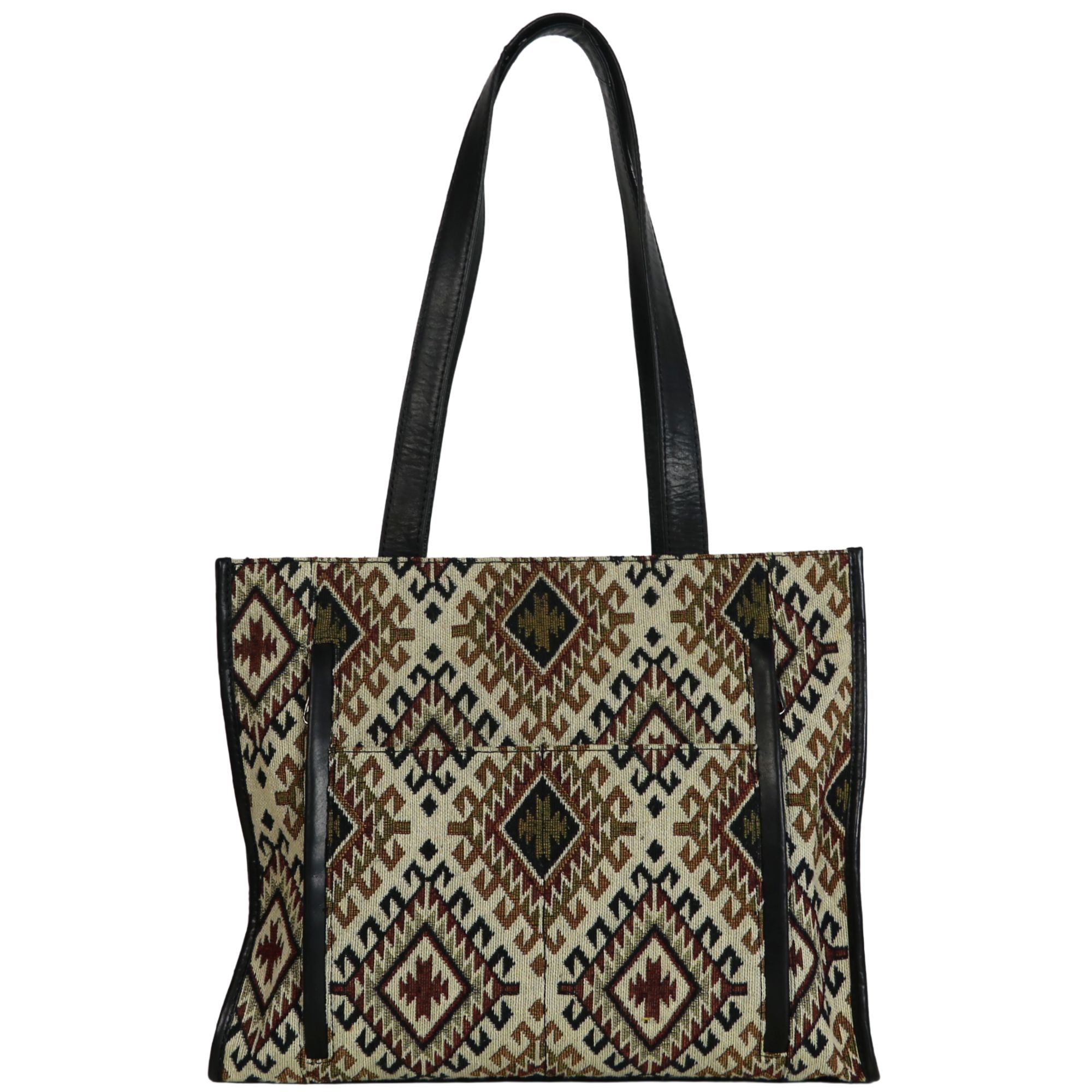 #266 Western Aztec Concealed Carry Tote Bag