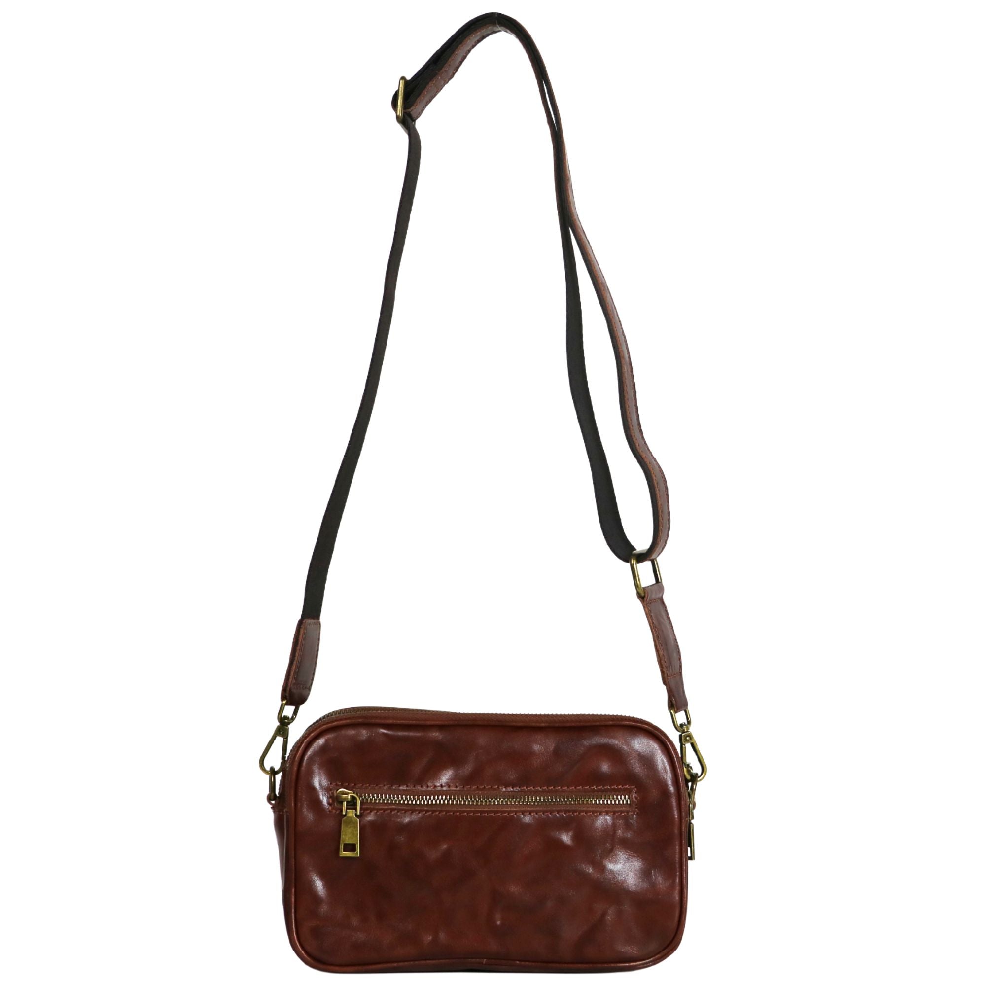 #270 Leather Crossbody / Wristlet (No Concealment)
