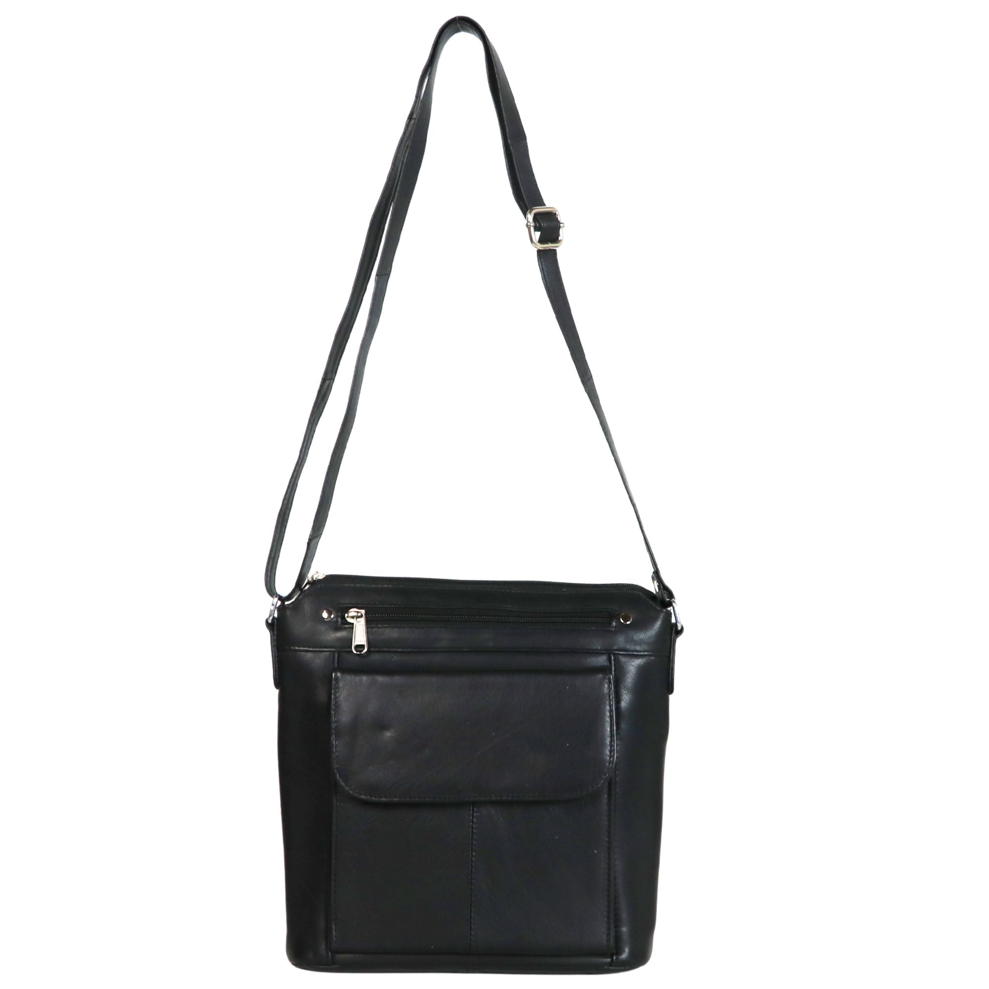 #272 Lambskin Concealed Carry Crossbody with Flap Pocket