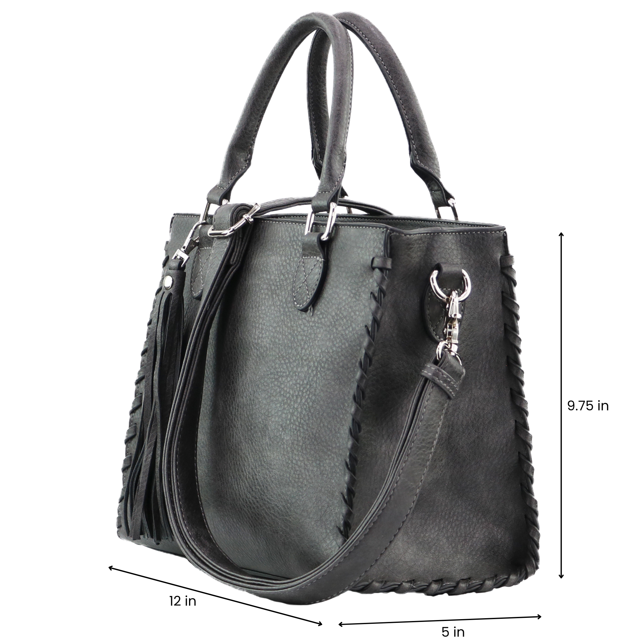 Concealed Carry Ann Satchel by Lady Conceal - Designer Luxury Conceal Carry Handbag - YKK Locking Zippers and Universal Handbag Gun and Pistol Bag - crossbody Handbag for concealed gun carry - concealed carry Handbag Ann Satchel gun Handbag - concealed carry gun Handbag