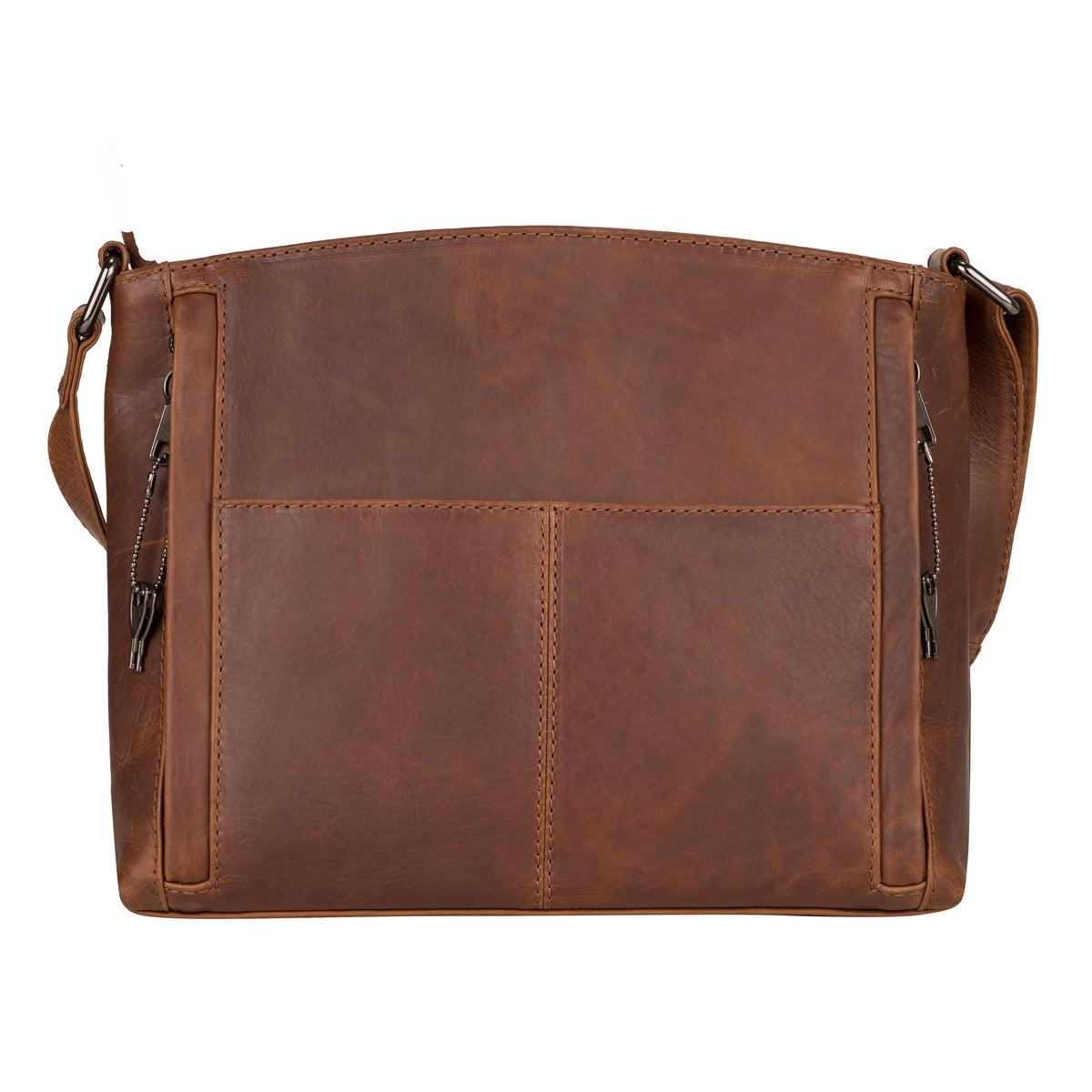 Concealed Carry Brynn Arched Leather Crossbody - Lady Conceal - Concealed Carry Purse - conceal and carry purse for women - tactical pistol bag - Locking Conceal and Carry Purse with Universal Holster for Handguns - Unique Hide Crossbody Gun and Pistol Bag