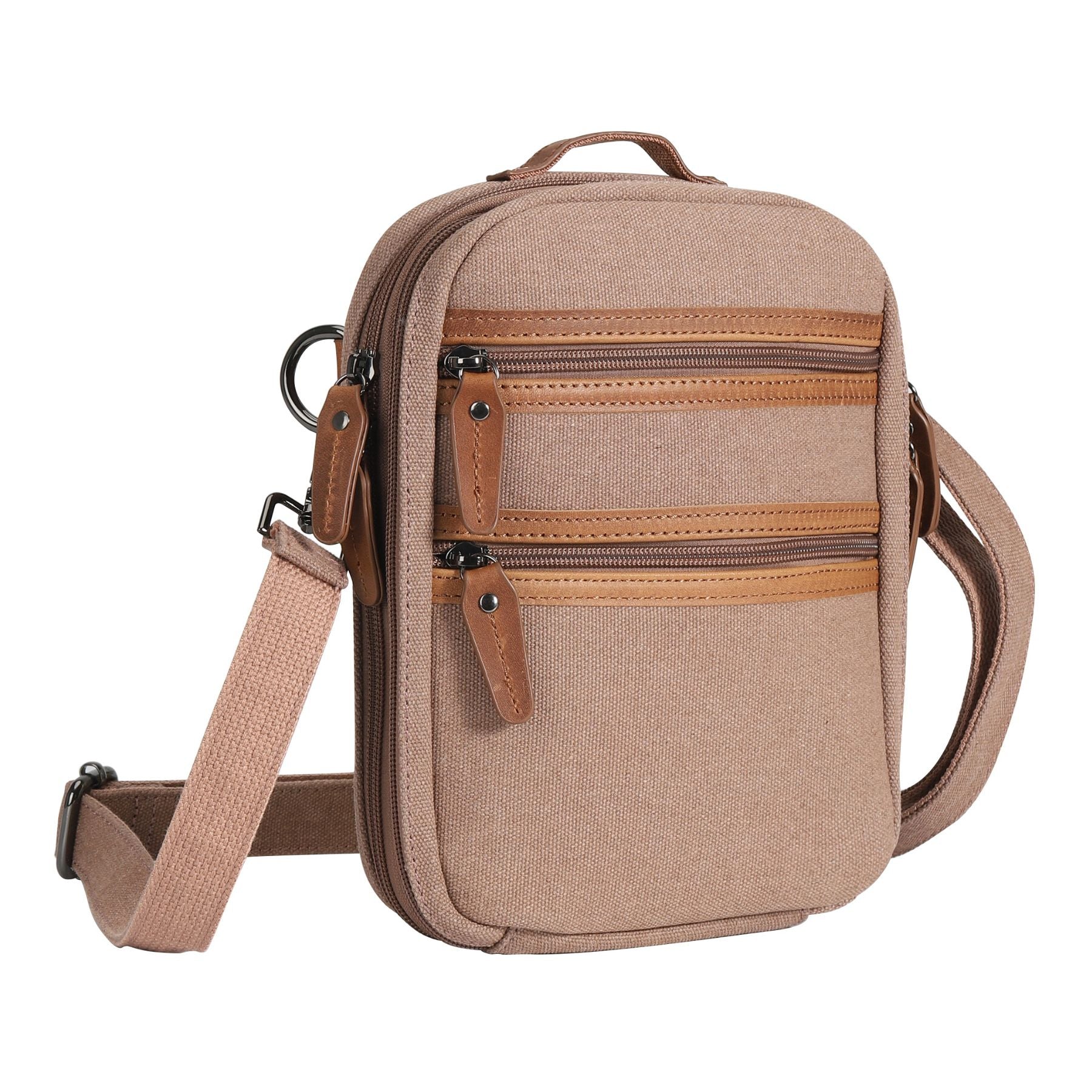 Jax CCW crossbody with universal fit, fast-access pouch for gun, pepper spray, or flashlight