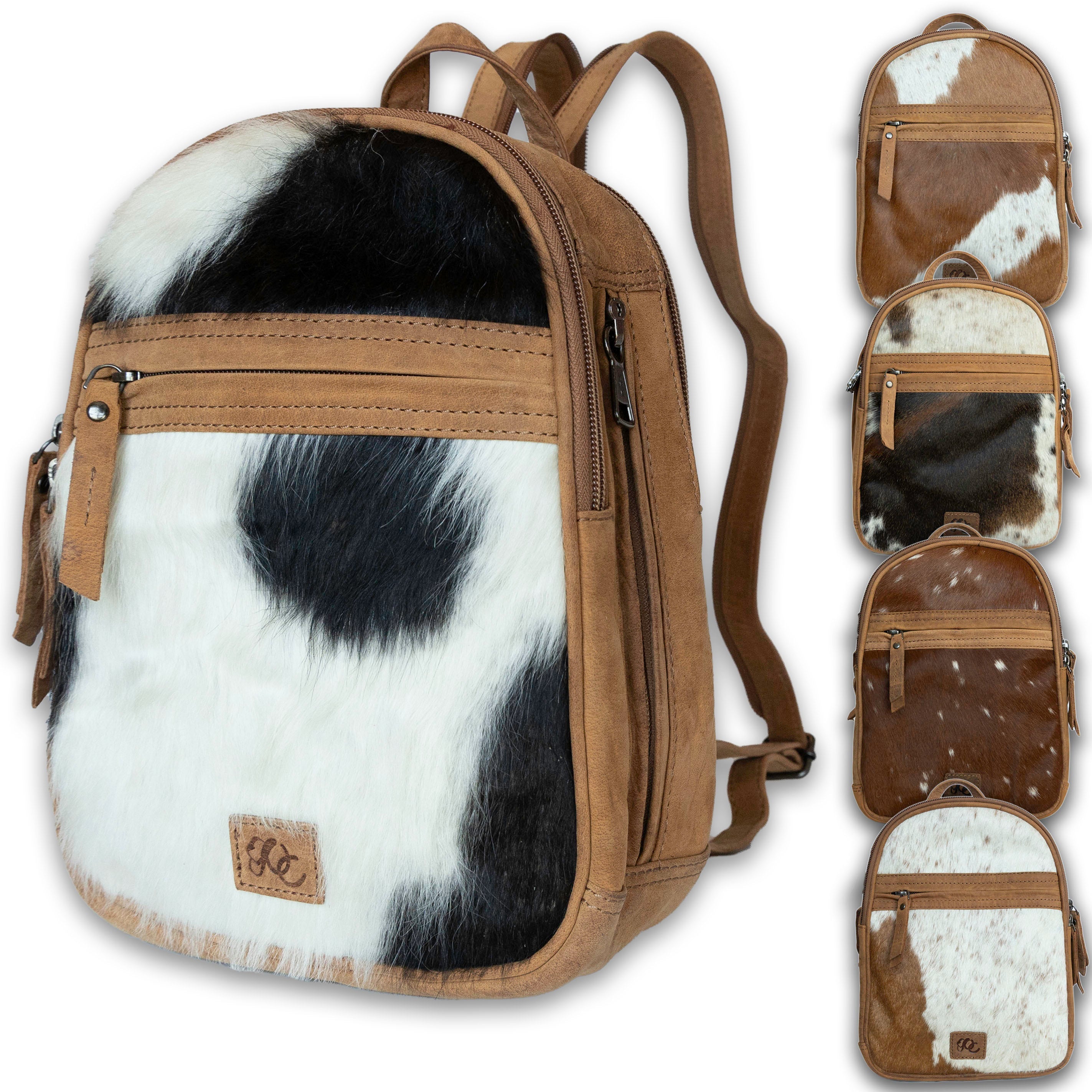 Concealed Carry Daisy Backpack by UC Leather Company - Backpack for Conceal Carry - best gun carry backpack - Pistol and Firearm Bag - Western Hide Backpack - Boho Stylish Backpack for Women - Universal Holster Bag - Women's Concealed Carry Bagpack - premium leather backpack