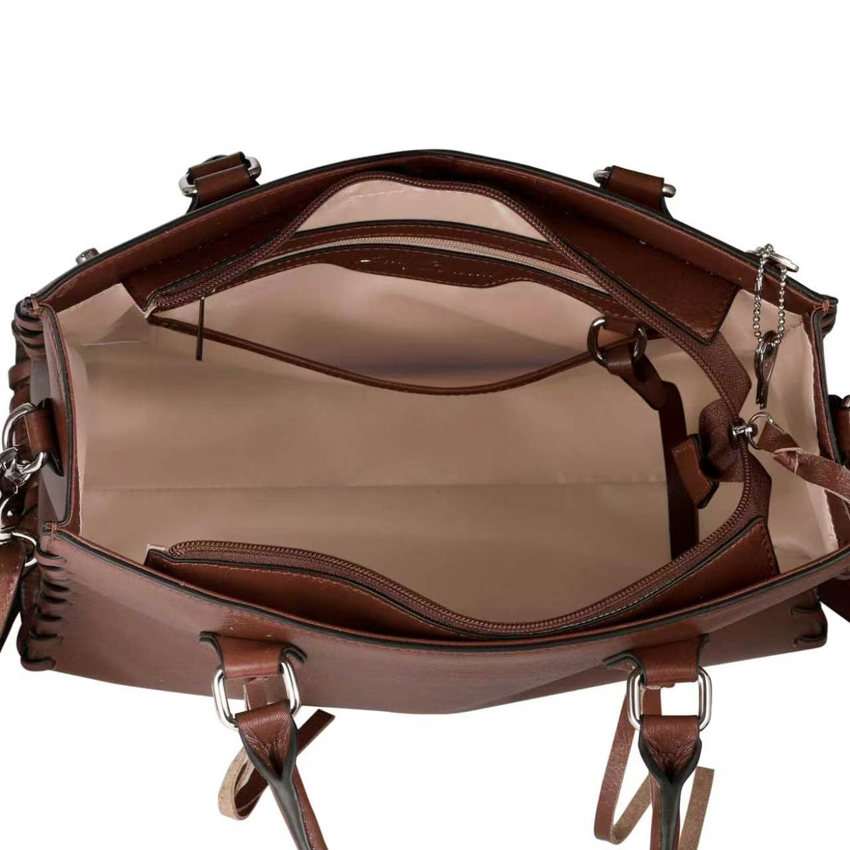 Concealed Carry Emma Leather Satchel - Designer Concealed Carry Purse - YKK Locking Purse with Universal Holster - Leather Bag For Gun Owners - Easy Conceal Carry - CCW Purse for Women - Conceal and Carry purse for Handgun - Designer Luxury Conceal Carry Handbag - Handbag Gun and Pistol Bag - Handbag for concealed gun - Hidden Gun Bag