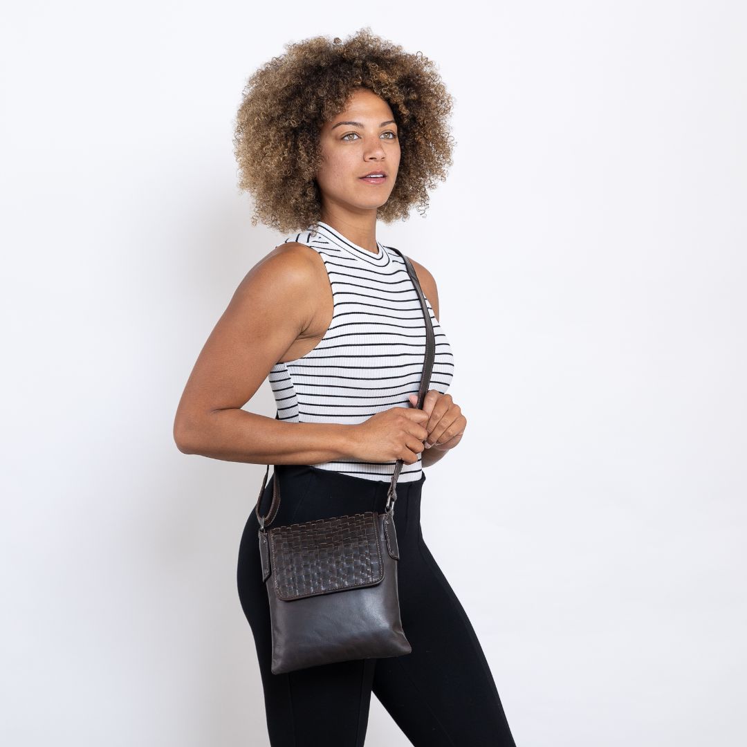 Concealed Carry Woven Hana Crossbody - YKK Locking Zippers - Universal Holster - Bag for Glock - Discreet Gun CCW - Secure Gun Purse - Tactical womans purse for pistol - Concealed Carry Purse - most popular crossbody bag - crossbody handgun bag - crossbody bags for everyday use - Lady Conceal - Unique Hide Purse - Locking YKK Purse - Fanny Pack for Gun and Pistol - Easy CCW - Fast Draw Bag - Secure Gun Bag