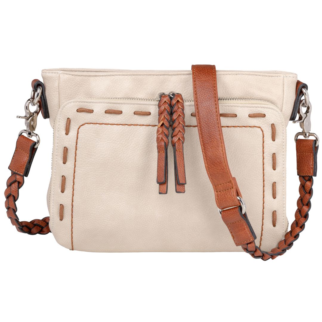 Concealed Carry Skylar Crossbody - Lady Conceal - Concealed Carry Purse - American Gun Handbags - crossbody bag for concealed gun carry - concealed carry gun bags - concealed carry crossbody bag - concealed carry purse crossbody - Gift for gun owners - Locking gun handbags