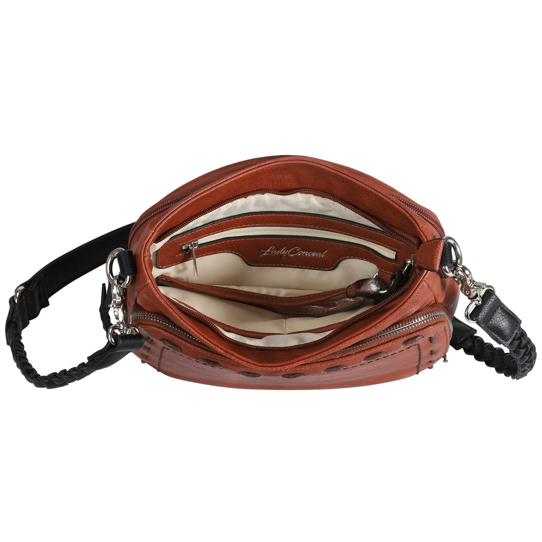 Concealed Carry Skylar Crossbody - Lady Conceal - Concealed Carry Purse - American Gun Handbags - crossbody bag for concealed gun carry - concealed carry gun bags - concealed carry crossbody bag - concealed carry purse crossbody - Gift for gun owners - Locking gun handbags