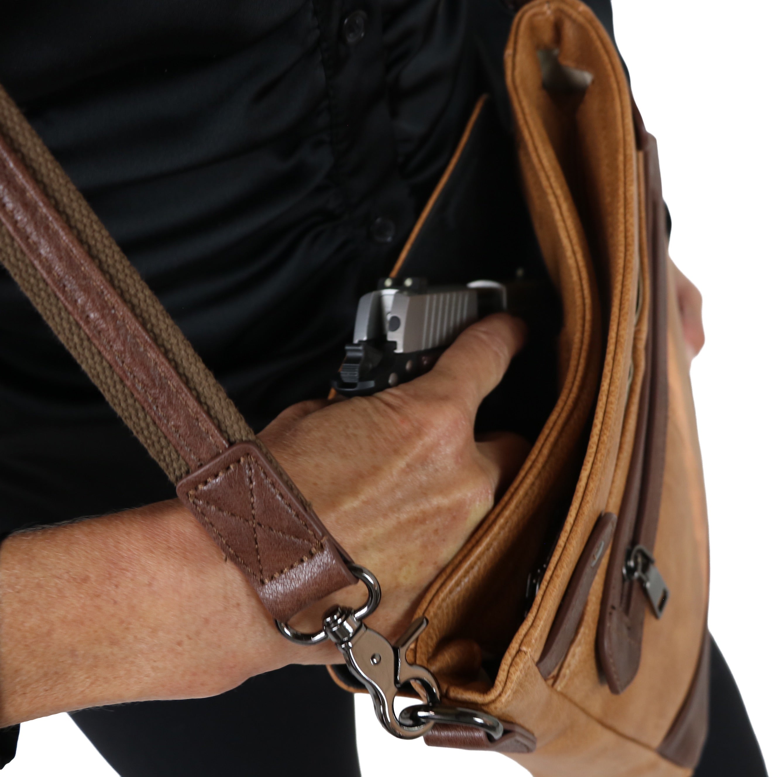 Addison Crossbody Light Brown Bag