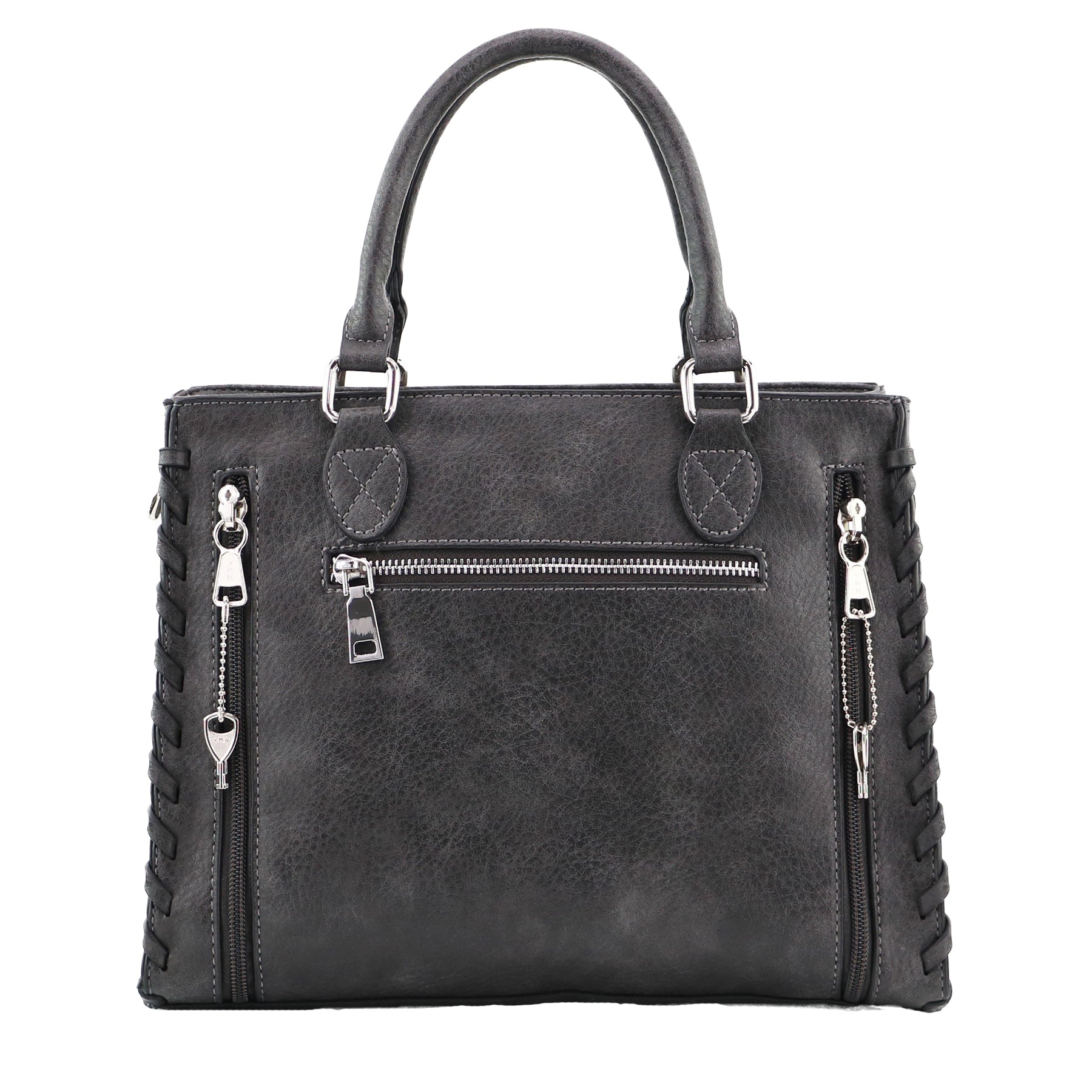 Concealed Carry Ann Satchel by Lady Conceal - Designer Luxury Conceal Carry Handbag - YKK Locking Zippers and Universal Handbag Gun and Pistol Bag - crossbody Handbag for concealed gun carry - concealed carry Handbag Ann Satchel gun Handbag - concealed carry gun Handbag