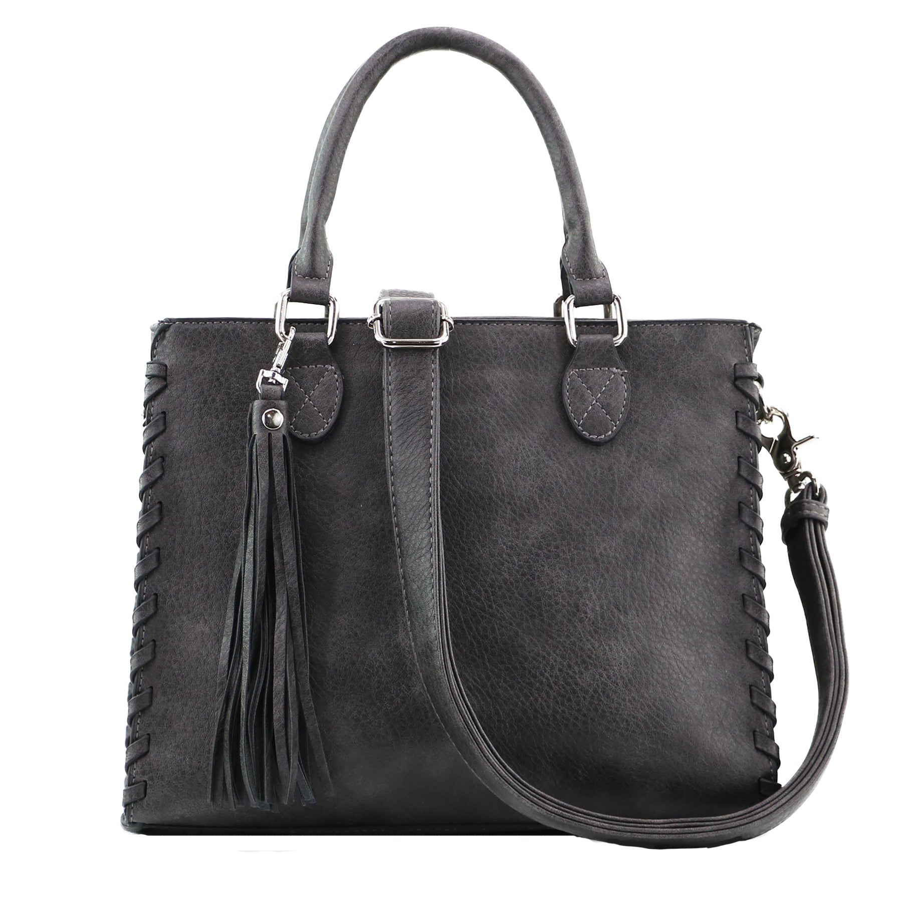 Concealed Carry Ann Satchel by Lady Conceal - Designer Luxury Conceal Carry Handbag - YKK Locking Zippers and Universal Handbag Gun and Pistol Bag - crossbody Handbag for concealed gun carry - concealed carry Handbag Ann Satchel gun Handbag - concealed carry gun Handbag