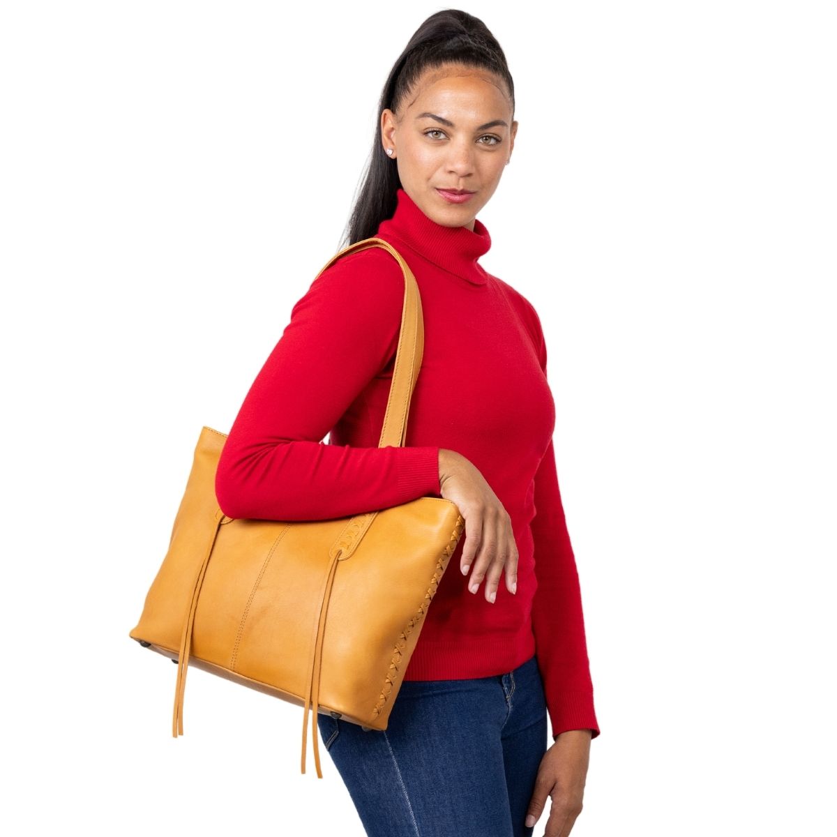 Concealed Carry Norah Large Leather Tote - Lady Conceal - Concealed Carry Purse - Women Pistol Bag - YKK Locking - Gun Security Purse - designer purse brands - designer backpack purse - designer purse sale - womens designer purse sale - designer purses black friday sale - black and white designer purse - black crossbody purse designer - black owned purse designers - woman designer purse - designer purses for women