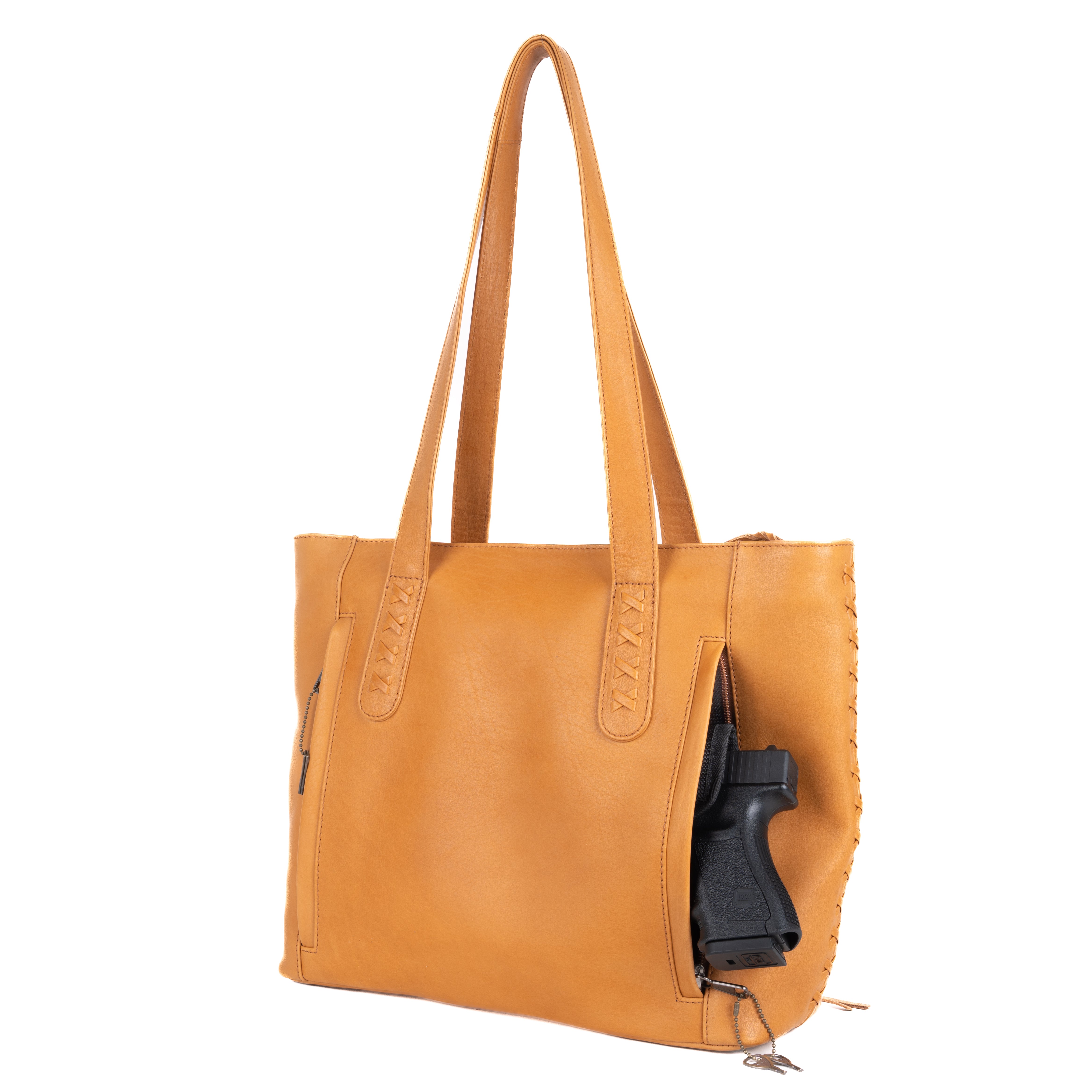 Concealed Carry Norah Large Leather Tote - Lady Conceal - Concealed Carry Purse - Women Pistol Bag - YKK Locking - Gun Security Purse - designer purse brands - designer backpack purse - designer purse sale - womens designer purse sale - designer purses black friday sale - black and white designer purse - black crossbody purse designer - black owned purse designers - woman designer purse - designer purses for women