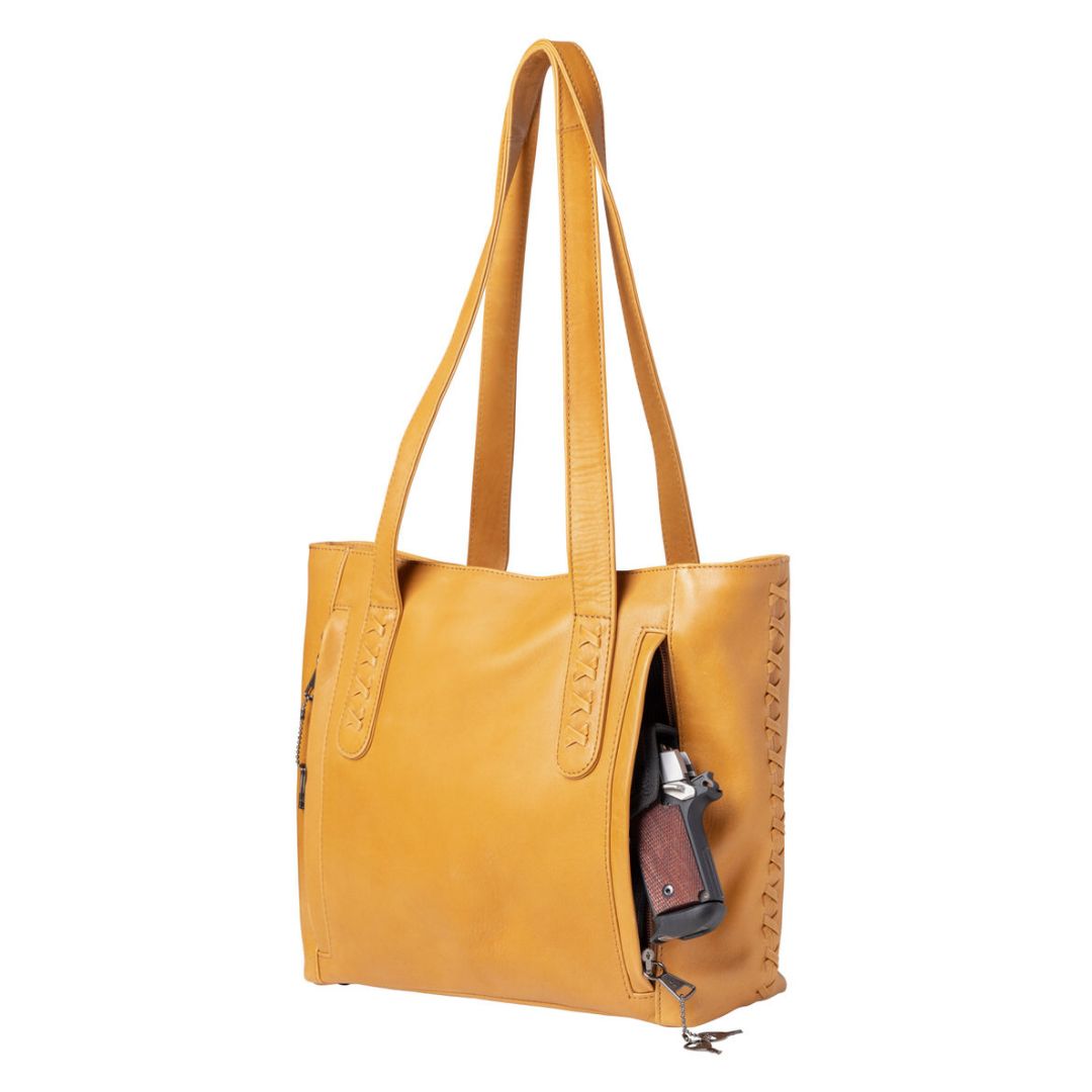 Reagan Concealed Carry Tote Caramel