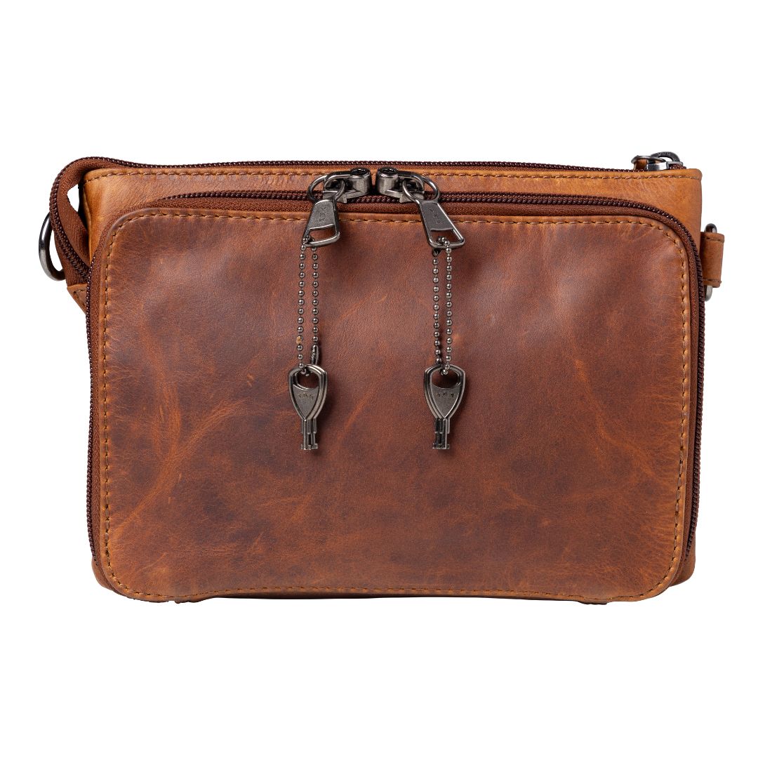 Natasha Concealed Carry Cognac Mahogany
