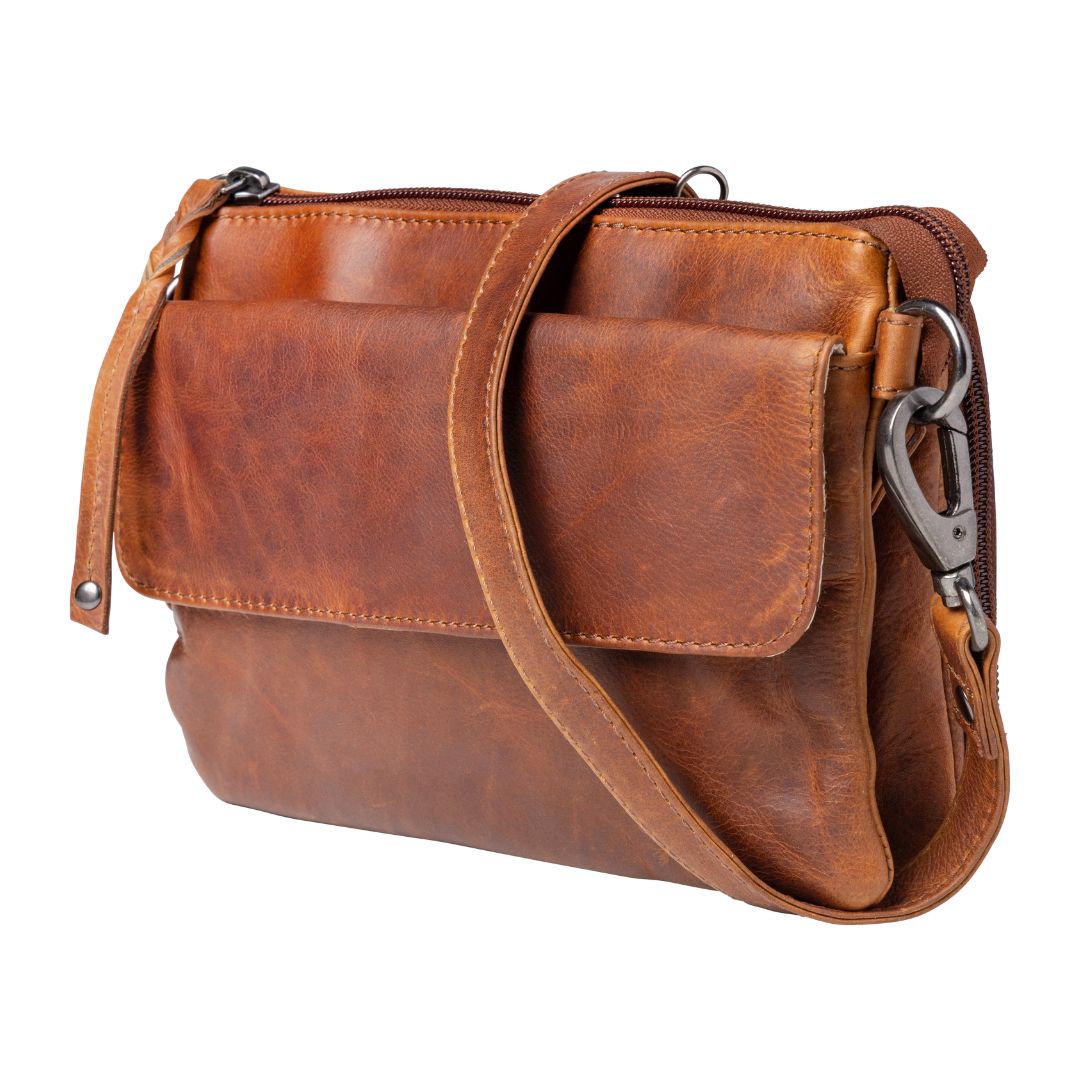 Natasha Concealed Carry Cognac Mahogany