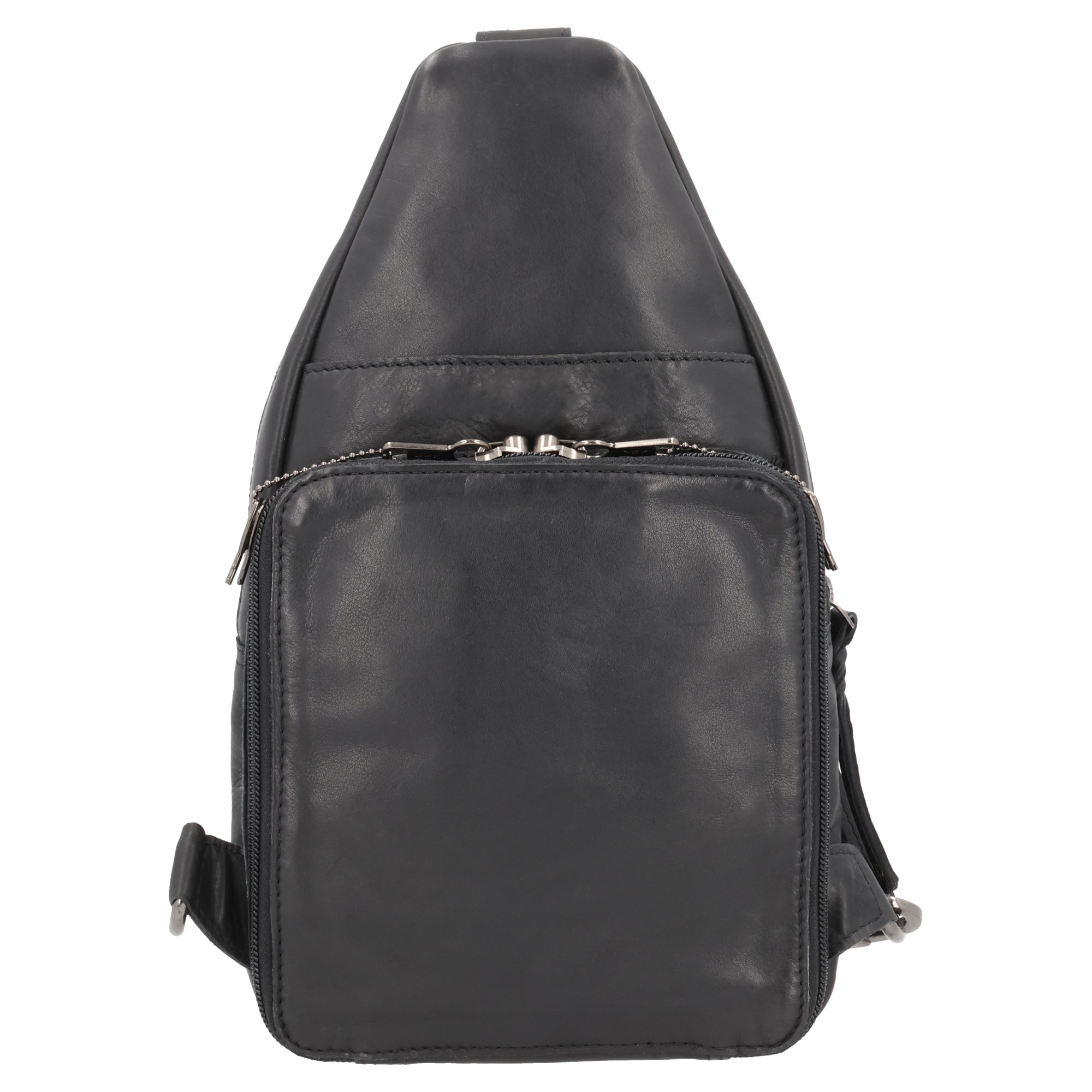 Concealed Carry Haven Sling Leather Backpack by Lady Conceal - Jeweled Leather Backpack -Universal Holster Backpack - Leather Gun Safe Bag - Ambidextrous - Tactical ED Carry Bag- CCW Purse - Womens Gun Bag - Ambidextrous Concealed Carry - Locking Gun Safe - Lady Concealed Carry