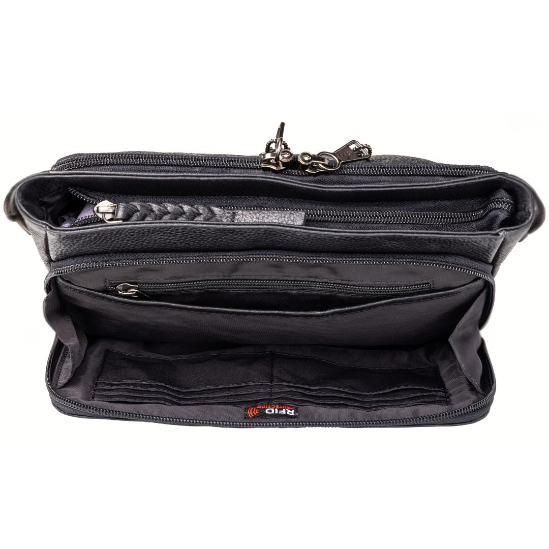 Zoe Concealed Carry Crossbody Black