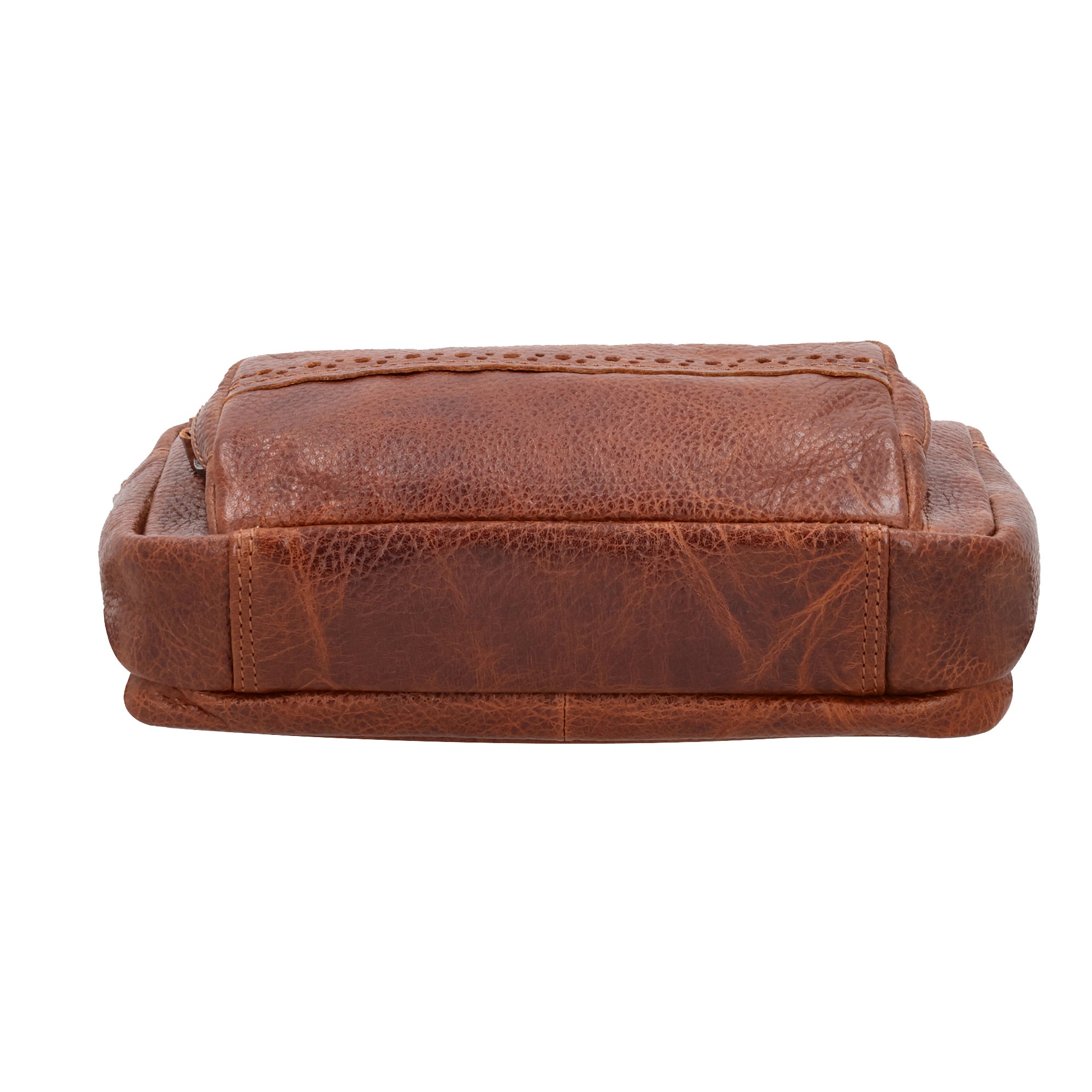 Concealed Carry Laney Buffalo Belt Bag by Lady Conceal - Firearm Belt Bag for Women and Men -Tactical Leather Pistol Crossbody - Anti Theft Locking Bag with Universal Holster - Handgun Leather CCW Velcro