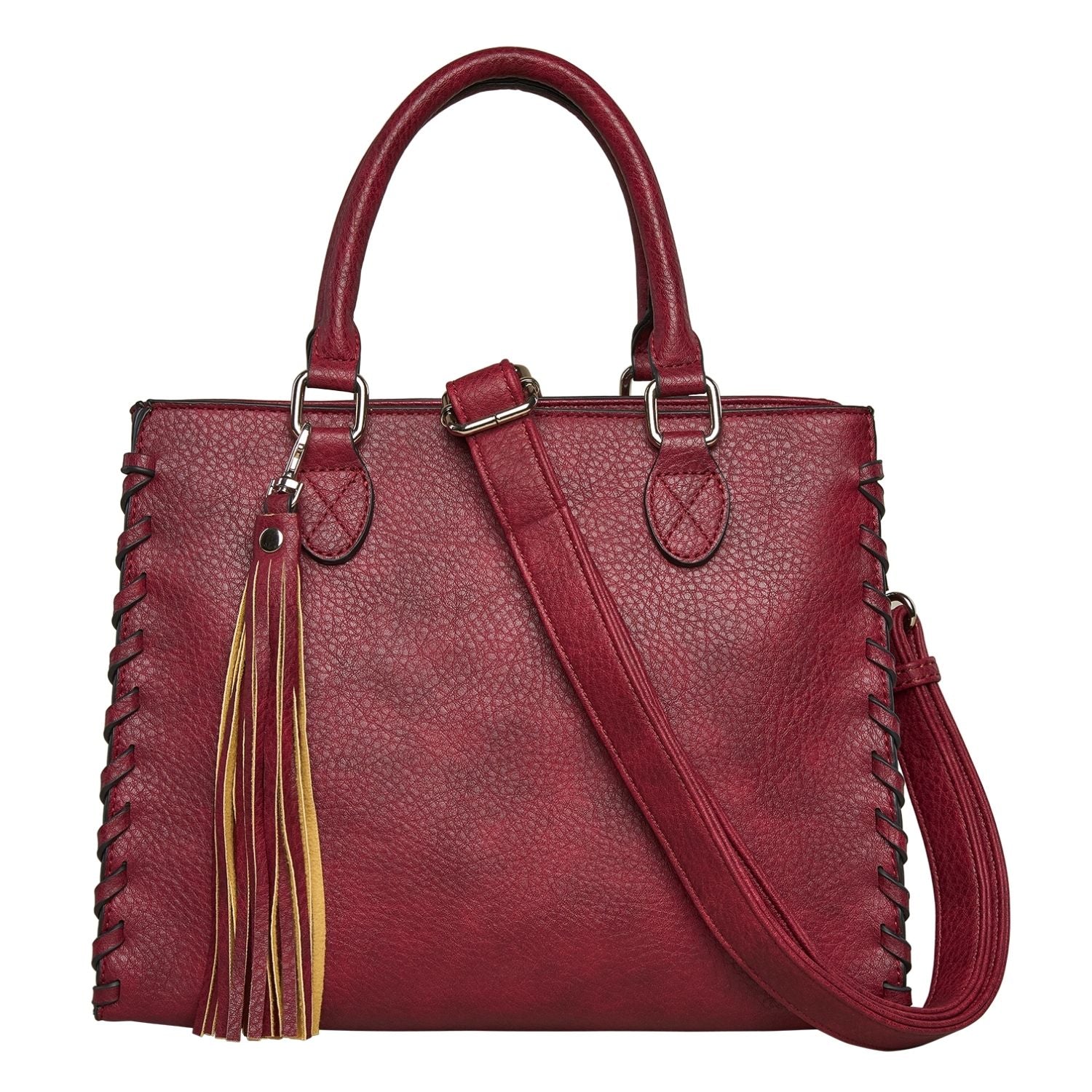 Concealed Carry Ann Satchel by Lady Conceal - Designer Luxury Conceal Carry Handbag - YKK Locking Zippers and Universal Handbag Gun and Pistol Bag - crossbody Handbag for concealed gun carry - concealed carry Handbag Ann Satchel gun Handbag - concealed carry gun Handbag
