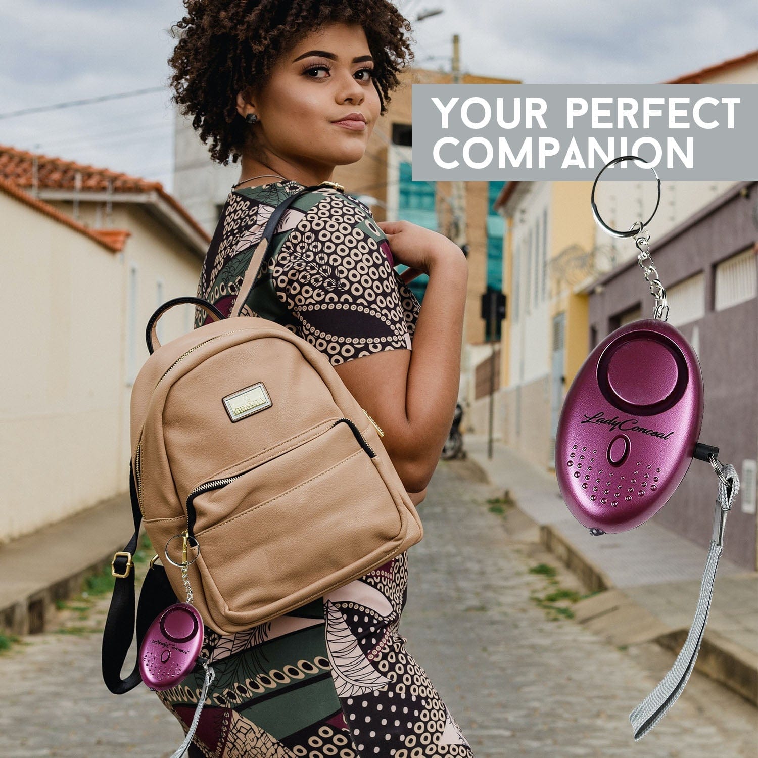 Personal Self-Defense Security Alarm Keychains - Lady Conceal - Protective Alarm - self defence keychain - self defence kit - Security Alarm Keychain - Self-Defense kit