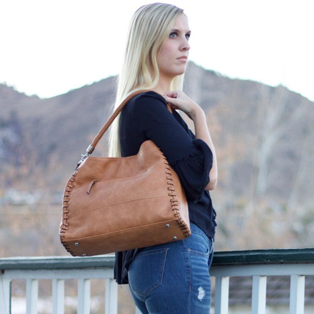 Concealed Carry Lily Tote - Lady Conceal - Designer Luxury Lily Tote Carry Handbag - YKK Locking Zippers and Universal Holster - Unique Hide Handbag Gun and Pistol Bag - Designer Luxury Lily Leather Carry Handbag - carry Handbag for gun carry - Unique Lily Tote gun Handbag - concealed carry gun Handbag - concealed carry gun Handbag with locking zipper - concealed carry Handbag for woman- Easy Conceal Carry and Draw Purse - Designer CCW Bag