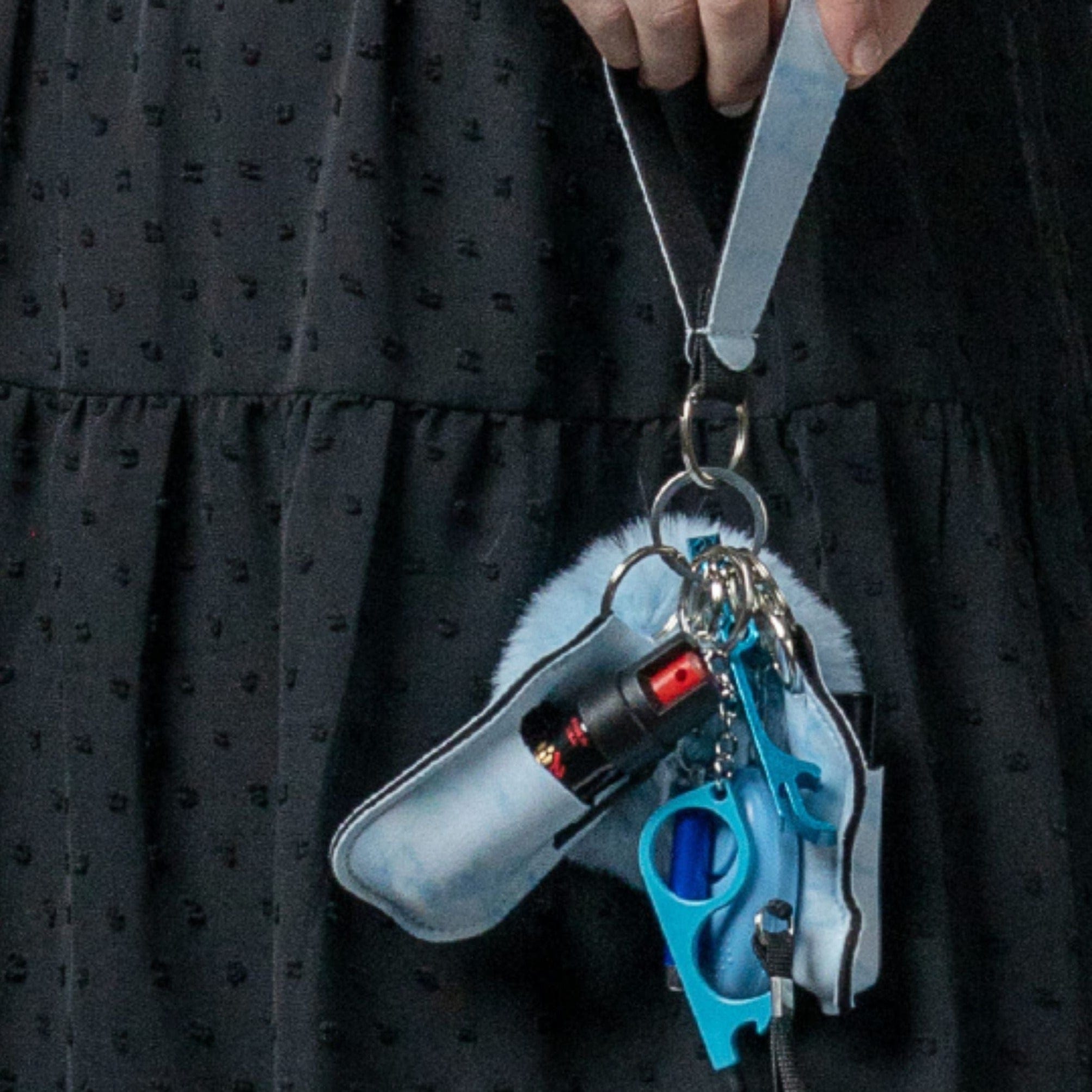 Self Defense Keychain for Women - Pepper Spray Keychain - Key Chain for Self Defense - Firearm Self Defense Accessories - beautifull keychain - Gun Owner Accessories - key ring - leather keychain - keychain holder - leather key holder