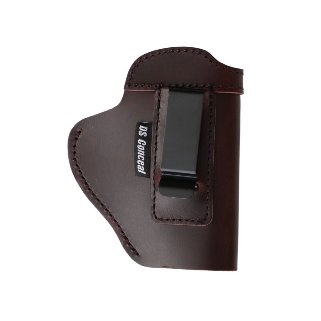 Unisex Inside Waistband Right-Handed Leather Holster by DS Conceal - Men and Women Holster for Pistol and Gun - Lady Conceal - leather air gun case - leather gun case - leather gun cases pistol - vintage leather gun case - Leather gun case Lumbar Gun - Genuine Leather Gun Cases - antique leather gun case soft