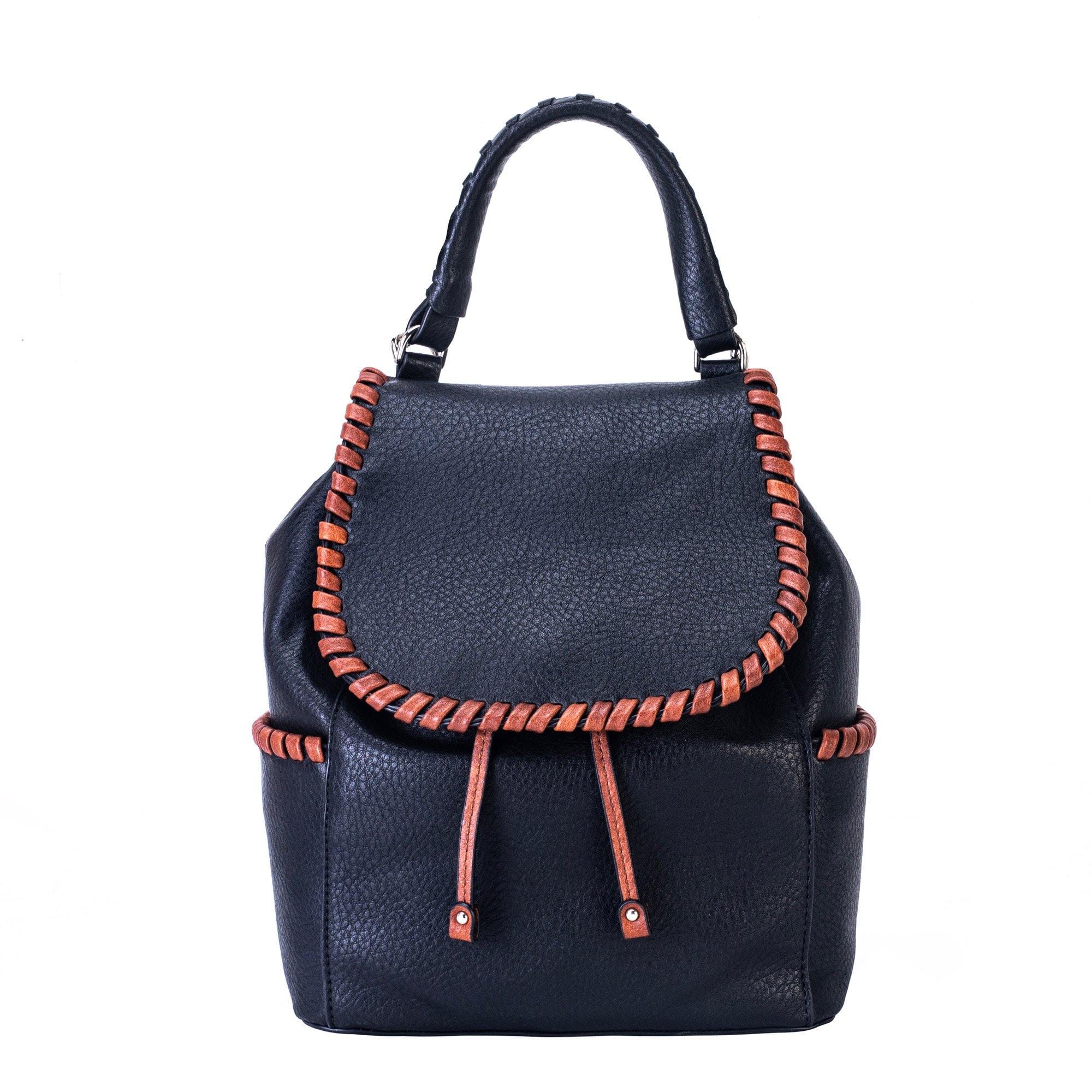 Concealed Carry Madelyn Backpack - Lady Conceal Bags - Lady Conceal - Backpack with Universal Holster - Locking YKK - Backpack for Conceal Carry - best gun carry backpack - Pistol and Firearm Bag - Western Hide Backpack - Boho Stylish Backpack for Women - Universal Holster Bag - Women's Concealed Carry Bagpack - premium leather backpack