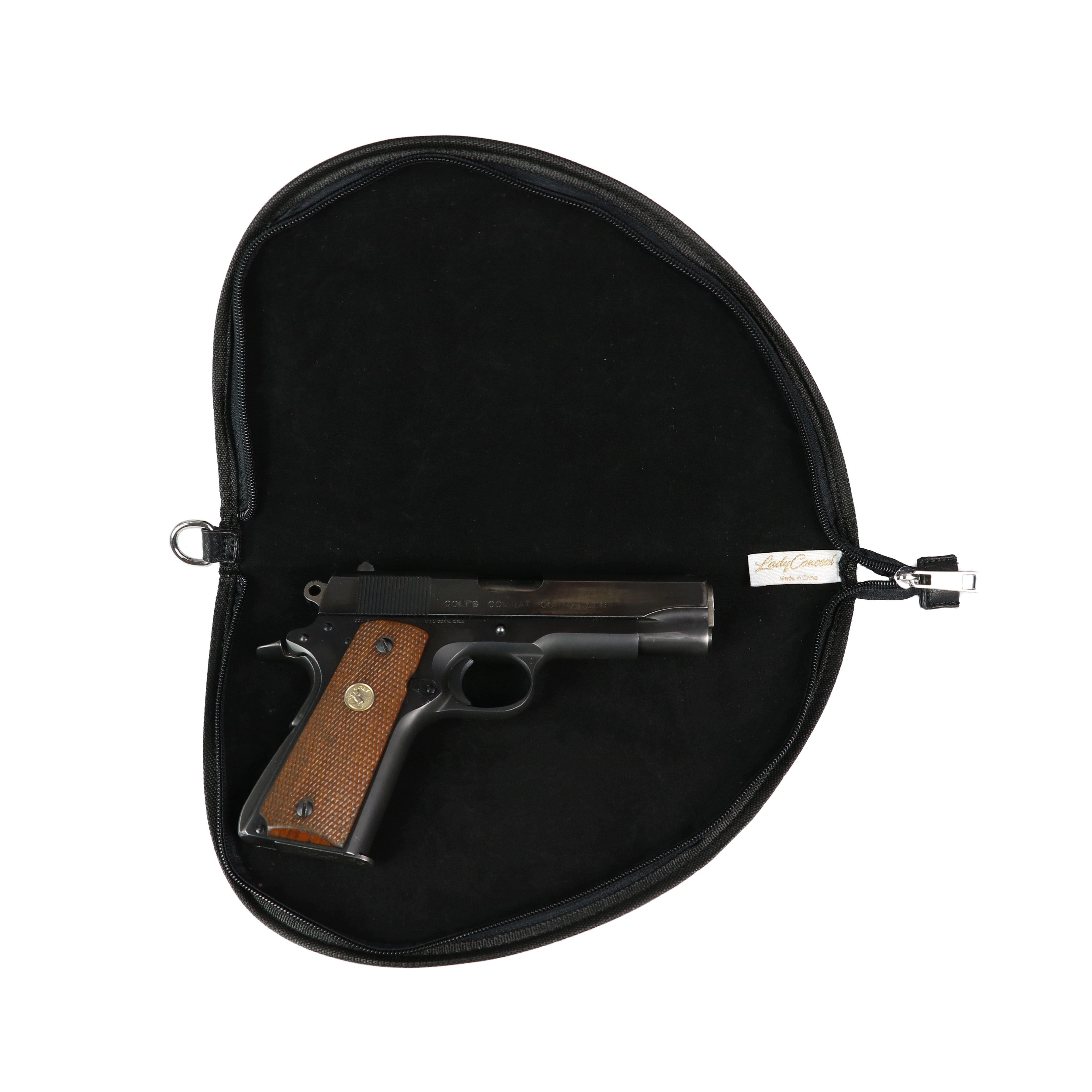 Large Gun Case - Lady Conceal - Cases - Lady Conceal - gun case locks - gun case glock 19 - Unisex Bag for Pistol - Profession Conceal Carry - Gun Accessories - Leather Designer Gun Bag - mens gun carry bag - Mens Travel Gun Bag - best men's travel shoulder bag - soft leather shoulder bags for man