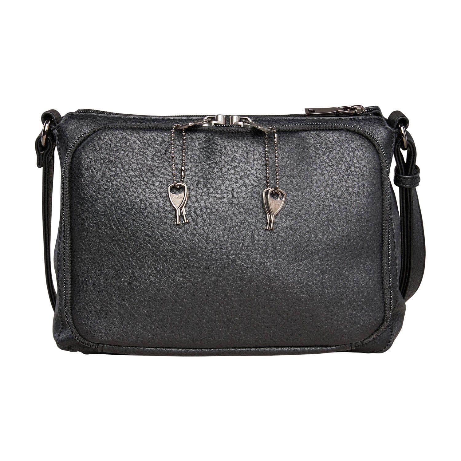 Concealed Carry Kinsley Crossbody Wallet- YKK Locking Zippered Bag - Easy Conceal Carry - CCW Purse for Women - concealed carry Handbag for woman - Crossbody with RFID Slim Wallet - CCW Bag for Pistol - Fast and Easy Draw Bag