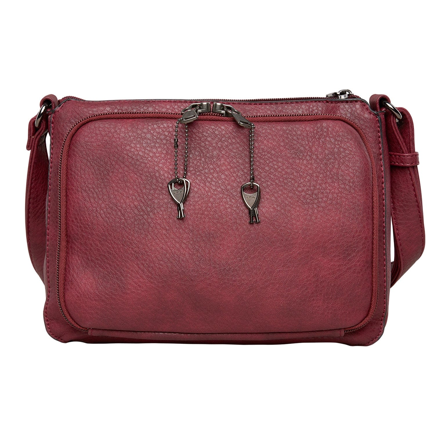Concealed Carry Kinsley Crossbody Wallet- YKK Locking Zippered Bag - Easy Conceal Carry - CCW Purse for Women - concealed carry Handbag for woman - Crossbody with RFID Slim Wallet - CCW Bag for Pistol - Fast and Easy Draw Bag