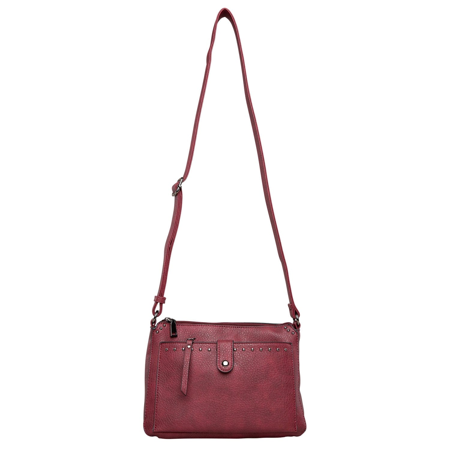 Concealed Carry Kinsley Crossbody Wallet- YKK Locking Zippered Bag - Easy Conceal Carry - CCW Purse for Women - concealed carry Handbag for woman - Crossbody with RFID Slim Wallet - CCW Bag for Pistol - Fast and Easy Draw Bag