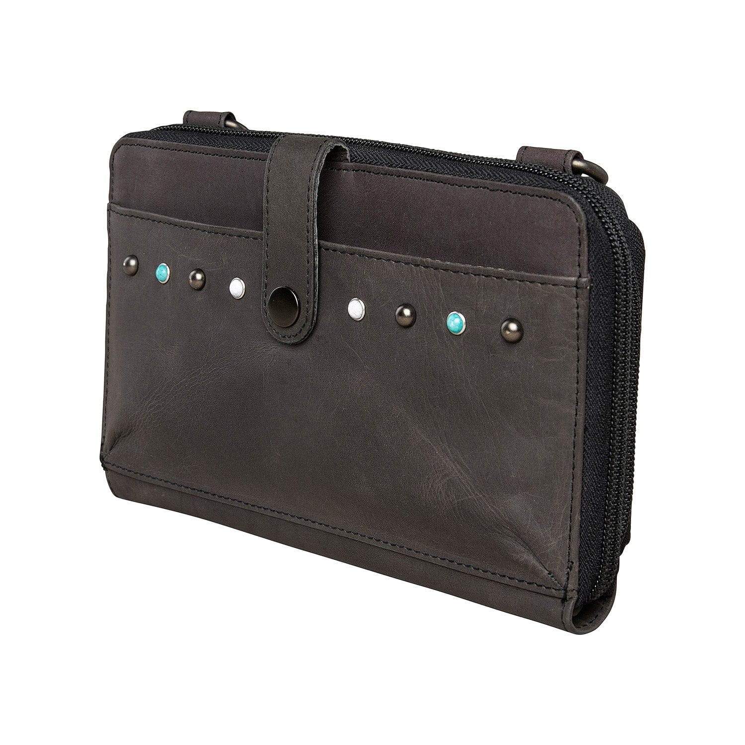 Concealed Carry Millie Leather Crossbody Organizer - YKK Locking with Universal Holster for Pistol - Lightweight Concealed Carry - CCW Pistol Bag - Women Conceal Carry - crossbody handgun bag - crossbody bags for everyday use - Lady Conceal - Unique Hide Purse - Locking YKK Purse - Fanny Pack for Gun and Pistol - Easy CCW - Fast Draw Bag - Secure Gun Bag