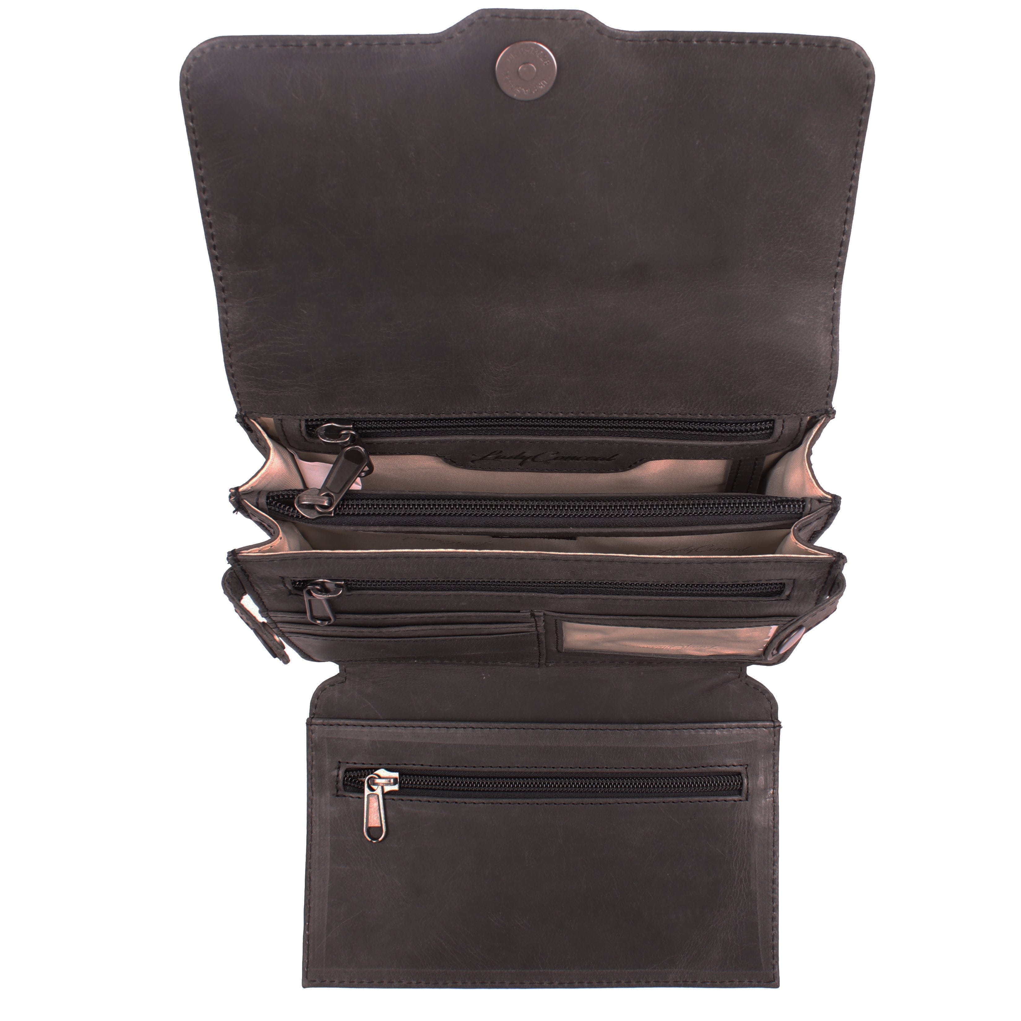 Concealed Carry Jolene Leather Crossbody Organizer - YKK Locking Purse with Universal Holster - Women CCW Crossbody Holster soft leather shoulder bags for women's - crossbody bags for everyday use - most popular crossbody bag - crossbody bags for guns - crossbody handgun bag - Unique Hide Purse - Conceal Carry Western Purse - Stylish Carry Cheetah Leather Bag - Bag for Conceal Carrying Women - Gun Bag for Women
