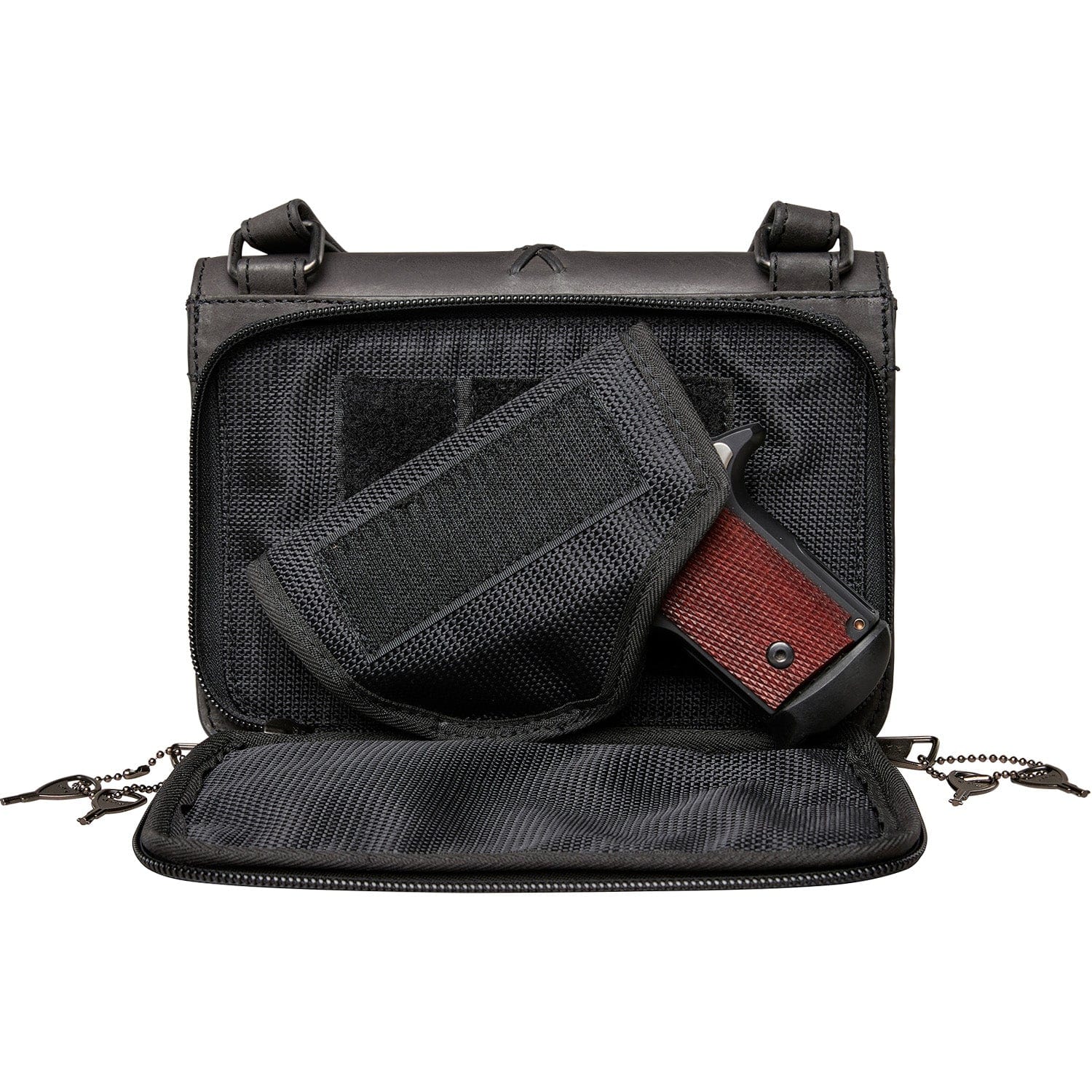 Concealed Carry Jolene Leather Crossbody Organizer - YKK Locking Purse with Universal Holster - Women CCW Crossbody Holster soft leather shoulder bags for women's - crossbody bags for everyday use - most popular crossbody bag - crossbody bags for guns - crossbody handgun bag - Unique Hide Purse - Conceal Carry Western Purse - Stylish Carry Cheetah Leather Bag - Bag for Conceal Carrying Women - Gun Bag for Women