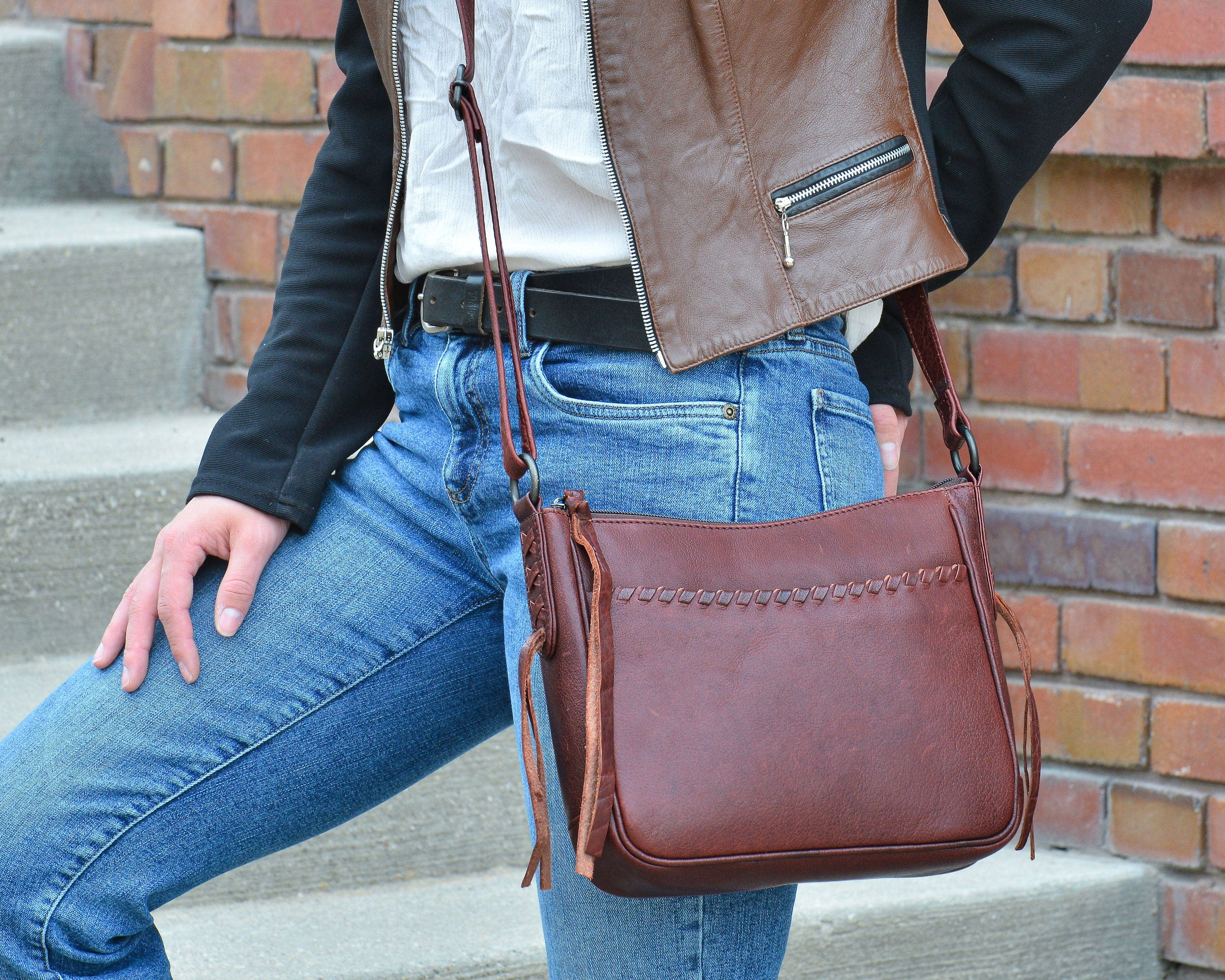 Concealed Carry Callie Leather Crossbody - Purse for glock - Lady Conceal - Concealed Carry Purse - conceal and cary purse for women - Locking Conceal and Carry Purse with Universal Holster for Handguns - Unique Hide Crossbody Gun and Pistol Bag - crossbody bag for concealed gun carry - Unique BLACK Callie Brynn Arched Crossbody gun bag - concealed carry crossbody Callie gun purse - concealed carry crossbody Callie leather gun purse with locking zipper - concealed carry purse for woman
