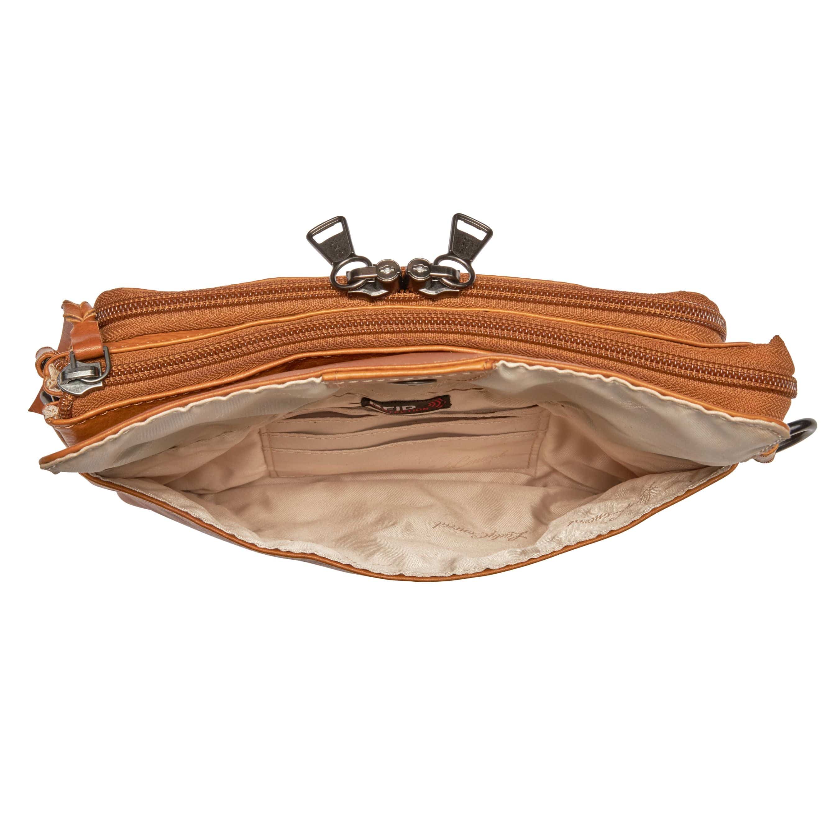 The Concealed Carry Natasha Crossbody - Locking zippers and universal holster - Leather Crossbody pistol bag - Tactical womans purse for pistol - Concealed Carry Purse - most popular crossbody bag - crossbody handgun bag - crossbody bags for everyday use - Lady Conceal - Unique Hide Purse - Locking YKK Purse - Fanny Pack for Gun and Pistol - Easy CCW - Fast Draw Bag - Secure Gun Bag