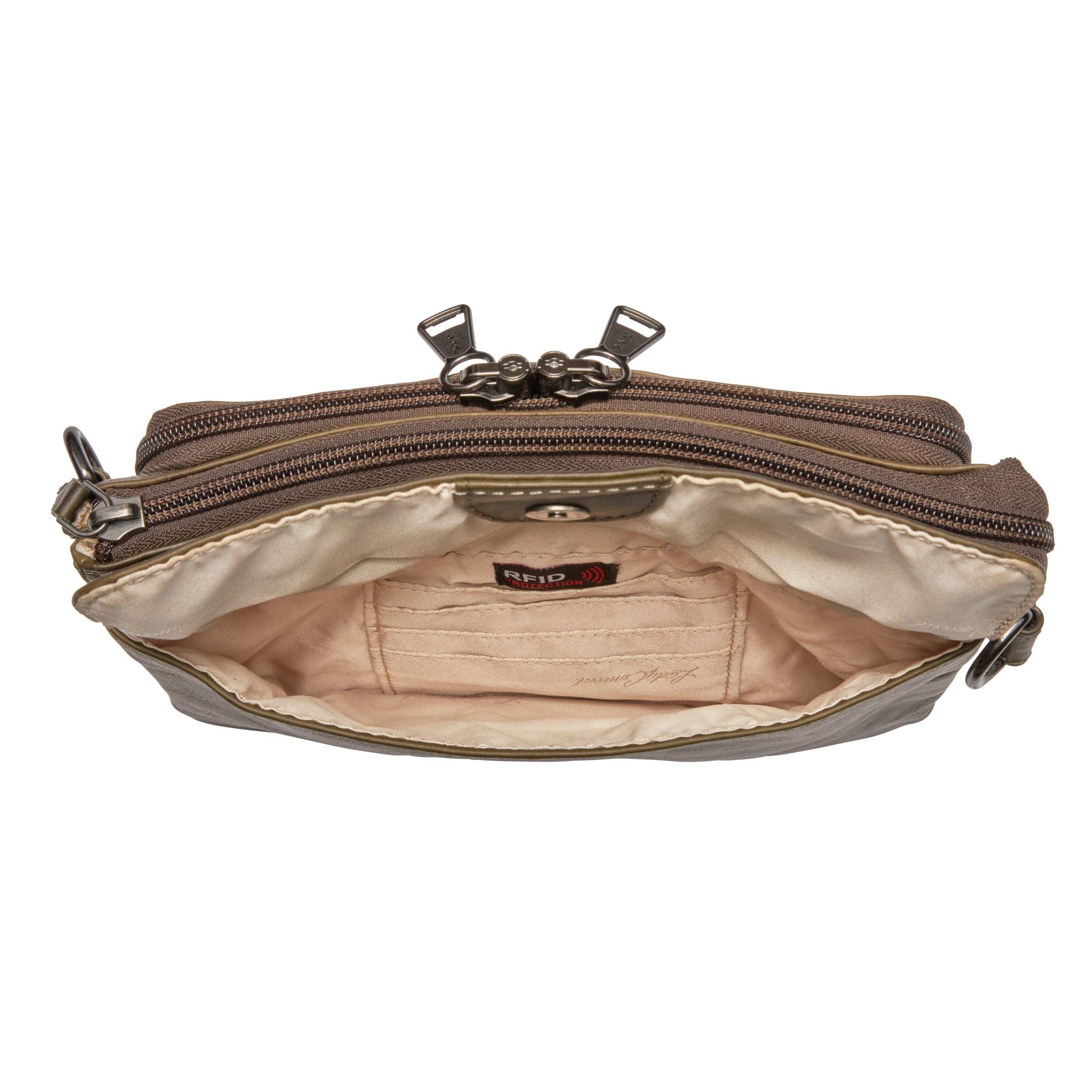 The Concealed Carry Natasha Crossbody - Locking zippers and universal holster - Leather Crossbody pistol bag - Tactical womans purse for pistol - Concealed Carry Purse - most popular crossbody bag - crossbody handgun bag - crossbody bags for everyday use - Lady Conceal - Unique Hide Purse - Locking YKK Purse - Fanny Pack for Gun and Pistol - Easy CCW - Fast Draw Bag - Secure Gun Bag