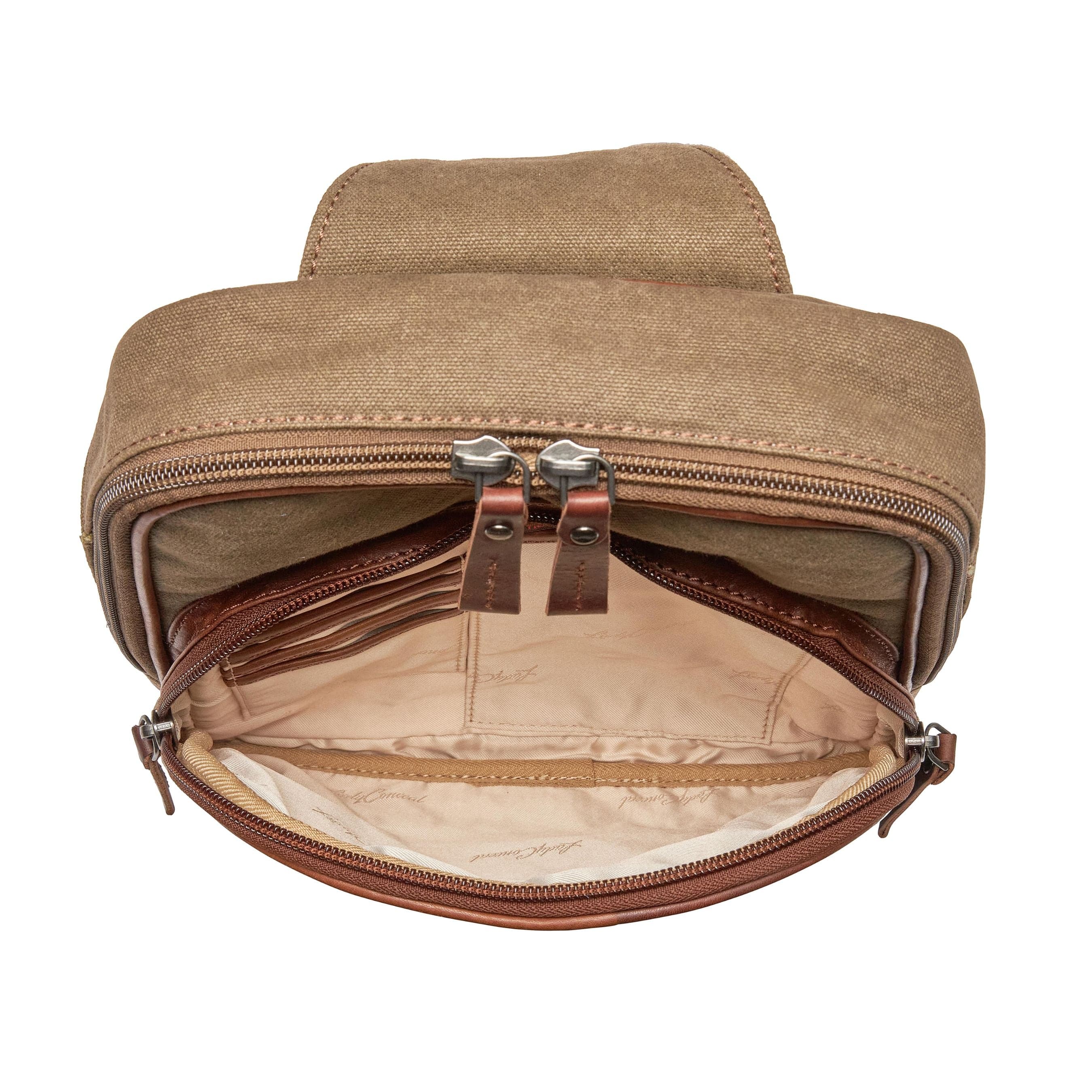 Concealed Carry Unisex Kennedy Canvas Sling Backpack - Gun Gift for Women - CCW Stylish Bag - Women's Conceal Carry Purse for Firearm - Women Gun Users - gun carrier backpack - best gun carrying backpack- best gun carry backpack - Pistol and Firearm Bag - Western Hide Backpack - Boho Stylish Backpack for Women - Universal Holster Bag - Marley Unisex Backpack - Women's Concealed Carry Bagpack - premium leather backpack