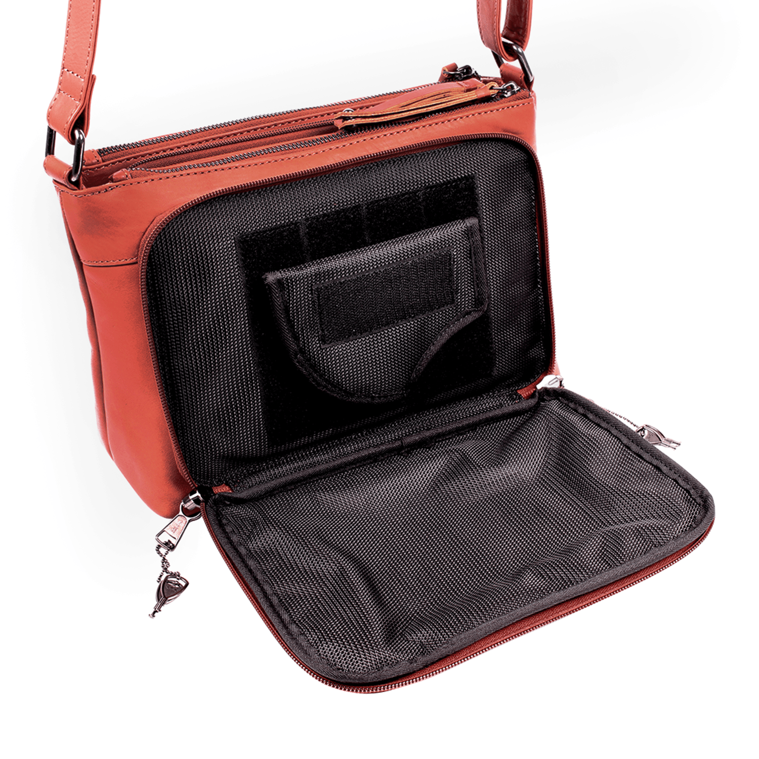 Concealed Carry Tatum Crossbody with Locking Zippers - Universal Holster Purse - Tactical womans purse for pistol - Concealed Carry Purse - most popular crossbody bag - crossbody handgun bag - crossbody bags for everyday use - Lady Conceal - Unique Hide Purse - Locking YKK Purse - Fanny Pack for Gun and Pistol - Easy CCW - Fast Draw Bag - Secure Gun Bag