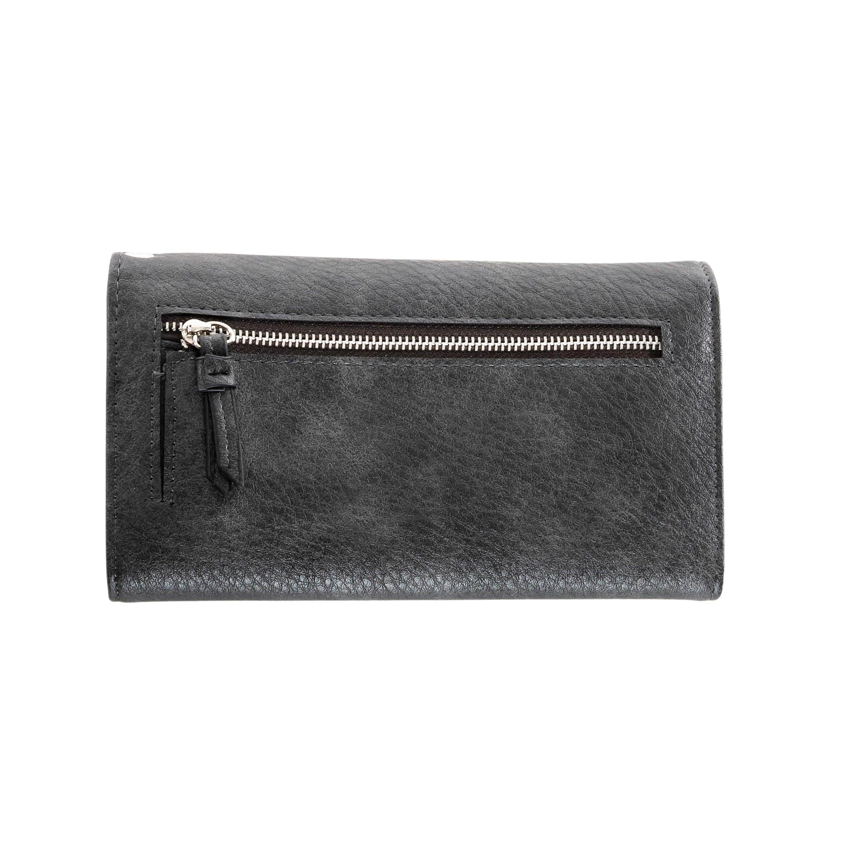 Morgan Clutch Wallet - Lady Conceal - Wallets - leather clutch wallet - brown leather clutch wallet - leather clutch wallet purse bag - classic leather clutch wallet - gray leather clutch wallet small wallets for women - mini wallet - ladies wallet purse - women wallet sale - best small wallets for women