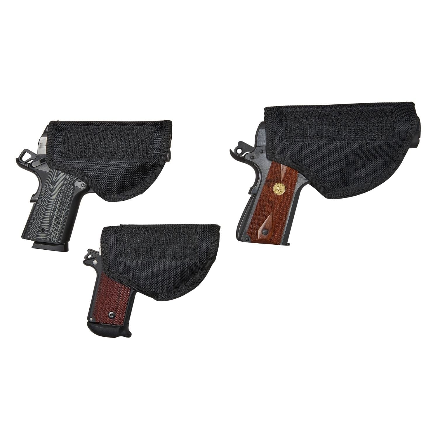 Concealed Carry Holsters - Lady Conceal - Velcro Holster - Universal Holster sizes - revolver gun cover - solo hunter gun cover - elastic gun cover - gun cover for pistol
