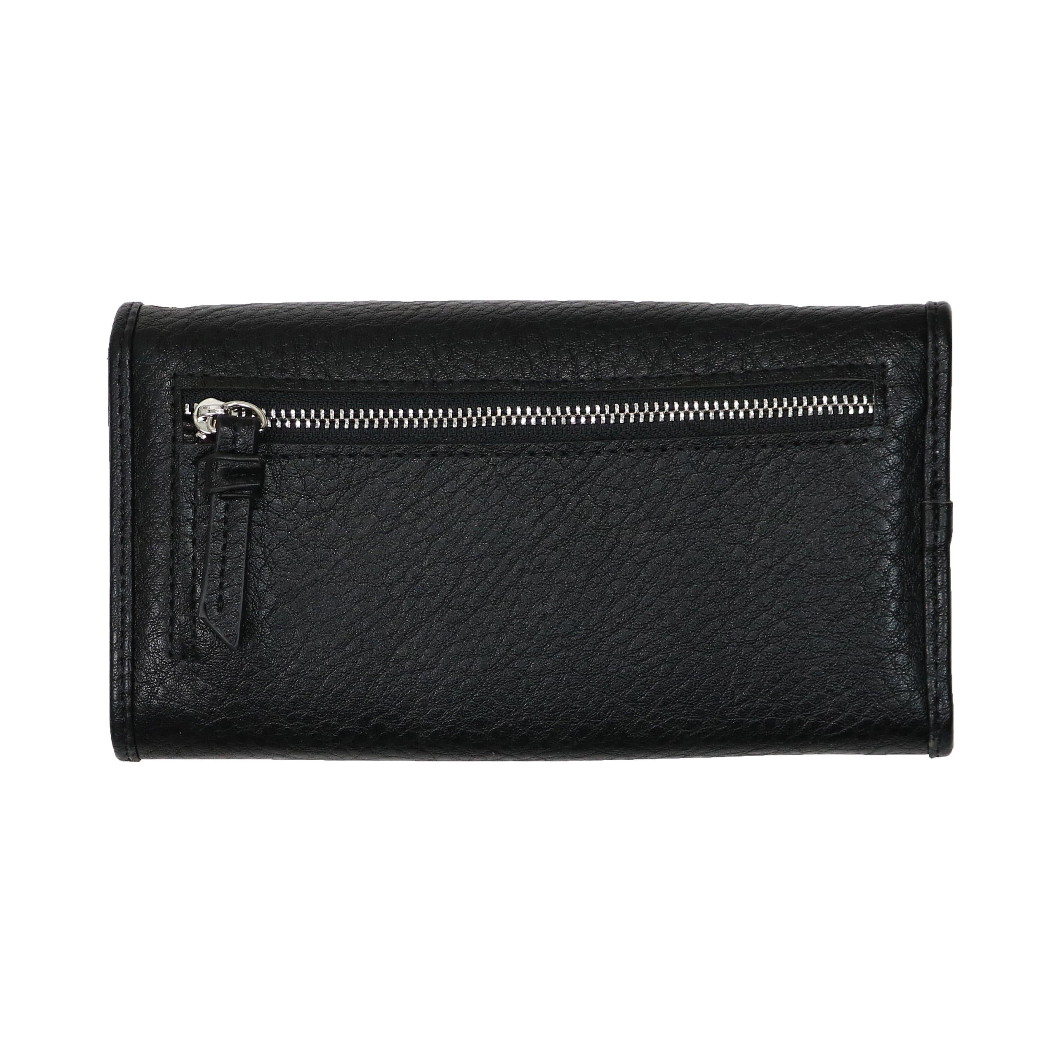 Morgan Clutch Wallet - Lady Conceal - Wallets - leather clutch wallet - brown leather clutch wallet - leather clutch wallet purse bag - classic leather clutch wallet - gray leather clutch wallet small wallets for women - mini wallet - ladies wallet purse - women wallet sale - best small wallets for women