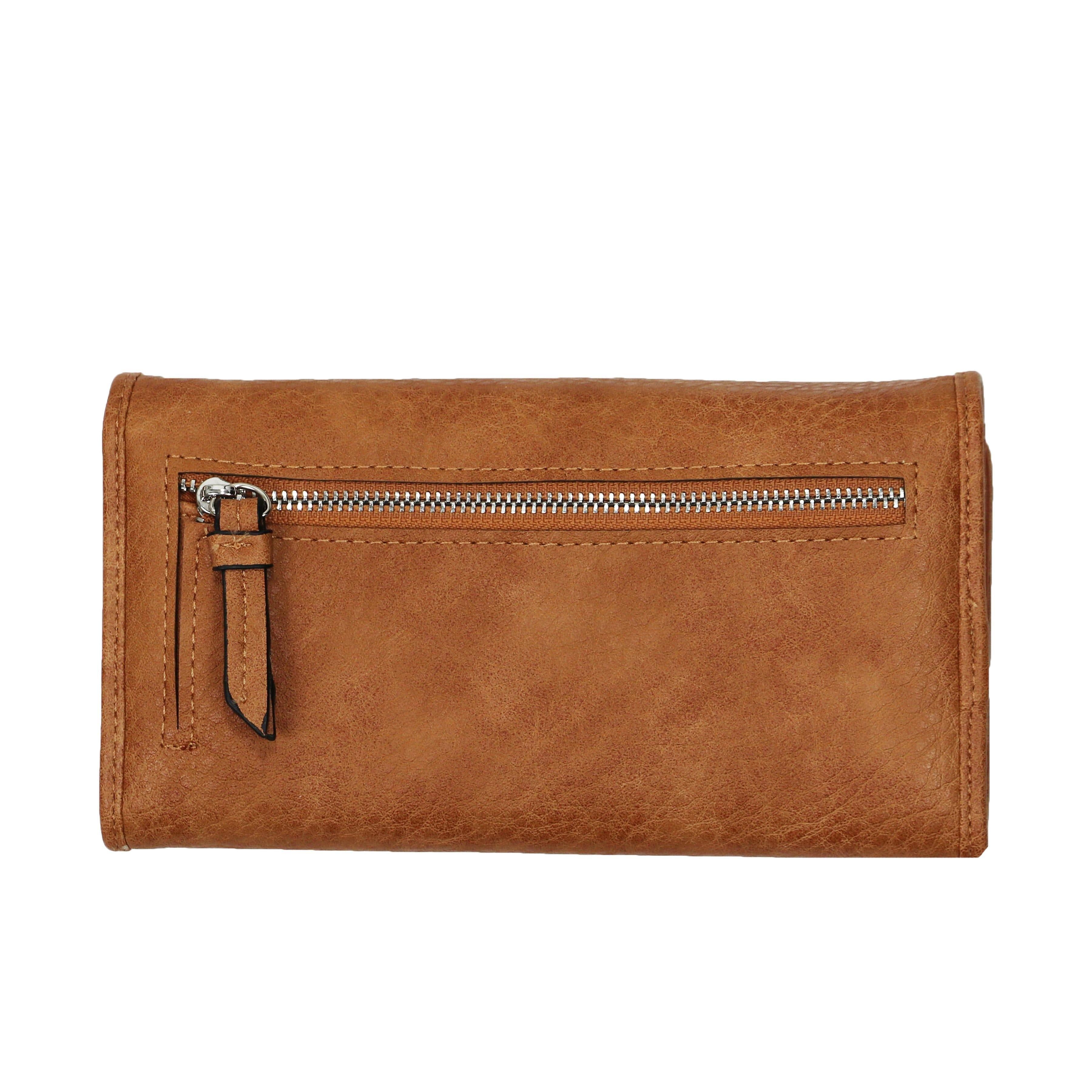 Morgan Clutch Wallet - Lady Conceal - Wallets - leather clutch wallet - brown leather clutch wallet - leather clutch wallet purse bag - classic leather clutch wallet - gray leather clutch wallet small wallets for women - mini wallet - ladies wallet purse - women wallet sale - best small wallets for women
