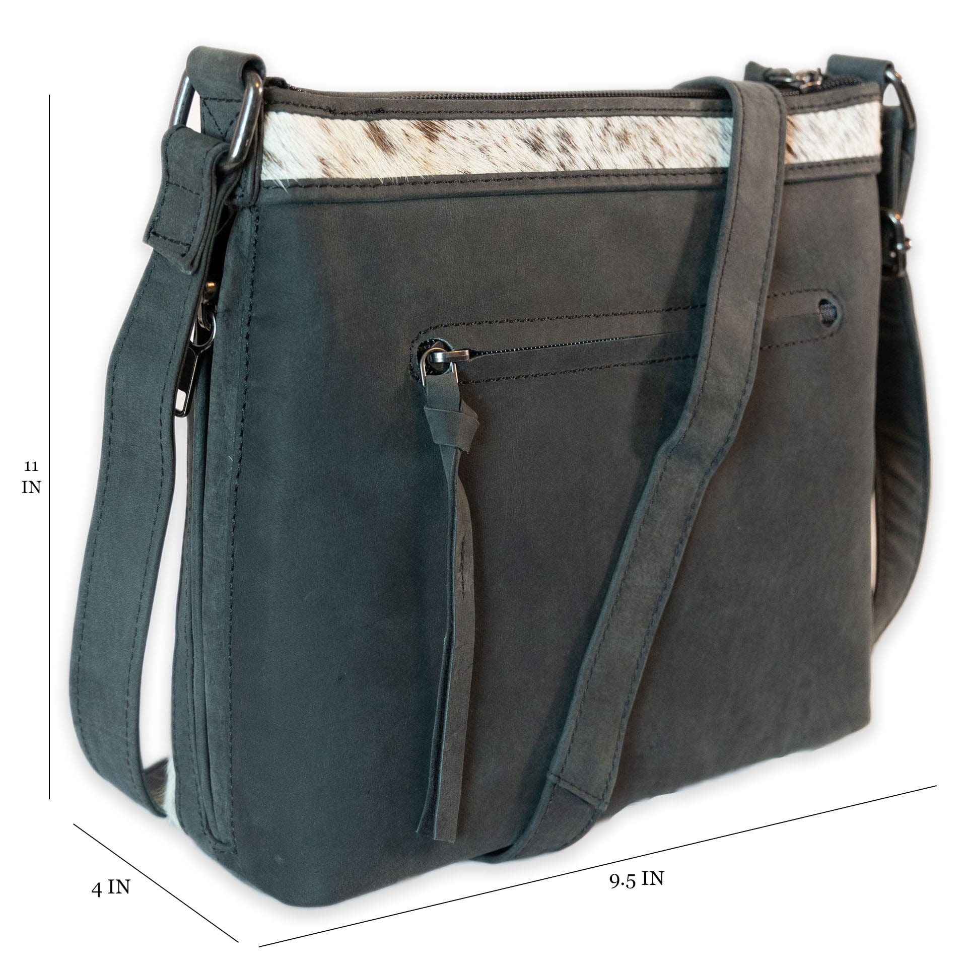 Concealed Carry Diana Crossbody by UC Leather Company - soft leather shoulder bags for women's - crossbody bags for everyday use - most popular crossbody bag - crossbody bags for guns - crossbody handgun bag - Unique Hide Purse - Conceal Carry Western Purse - Stylish CCW Bag - Bag for Conceal Carrying Women - - Gun Bag for Women
