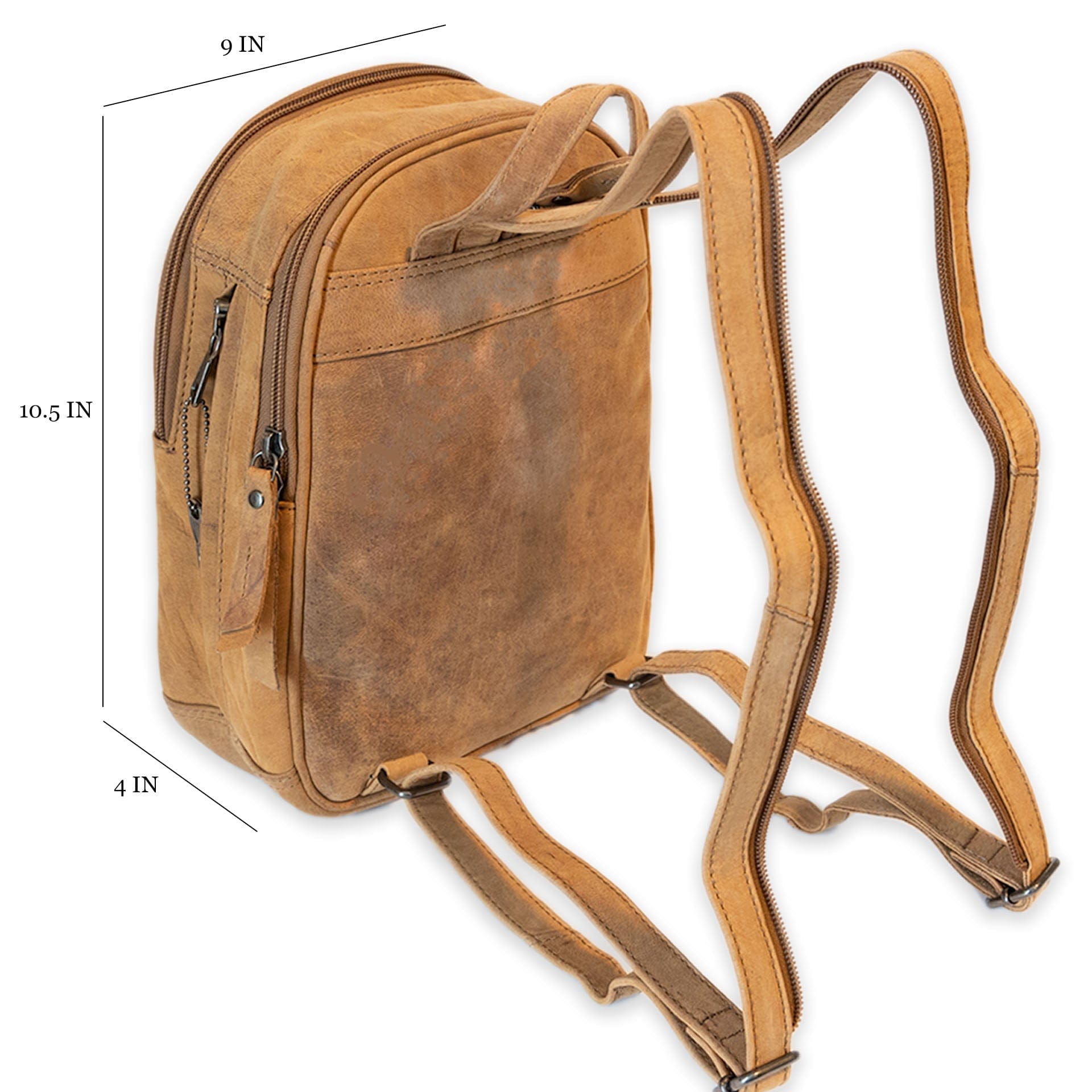Concealed Carry Daisy Backpack by UC Leather Company - Backpack for Conceal Carry - best gun carry backpack - Pistol and Firearm Bag - Western Hide Backpack - Boho Stylish Backpack for Women - Universal Holster Bag - Women's Concealed Carry Bagpack - premium leather backpack