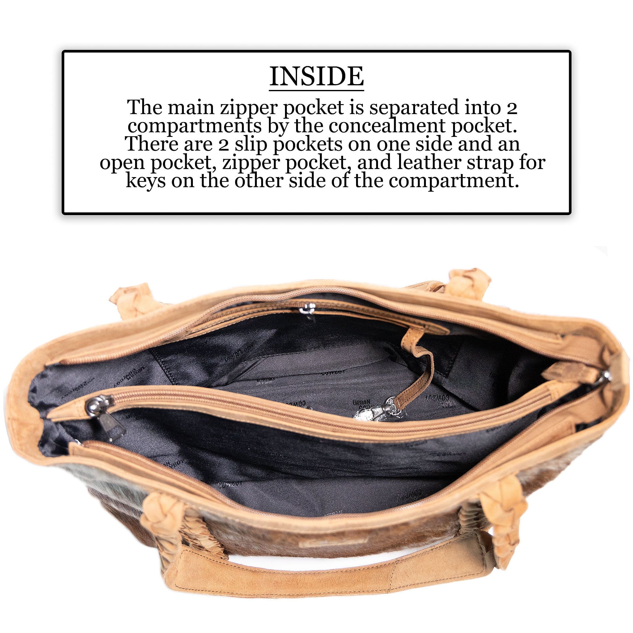 Concealed Carry Riley Tote by UC Leather - Lady Conceal - Concealed Carry Purse - Designer Luxury Leather Carry Handbag - carry Handbag for gun carry - Unique Tote gun Handbag - designer backpack purse - designer purse sale - designer purse sales - womens designer purse sale - Reagan Medium Leather Tote - designer lady purse concealed carry gun Handbag - concealed carry Handbag for woman- Easy Conceal Carry and Draw Purse
