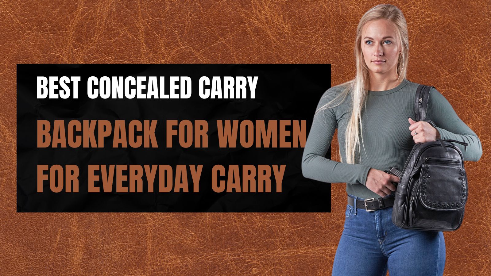 Concealed Carry Backpack for Women