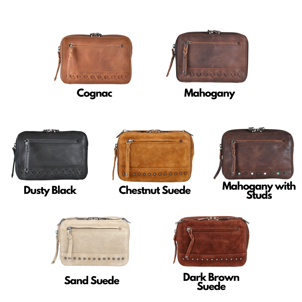 Concealed Carry Kailey Leather Fanny Pack/Sling by Lady Conceal