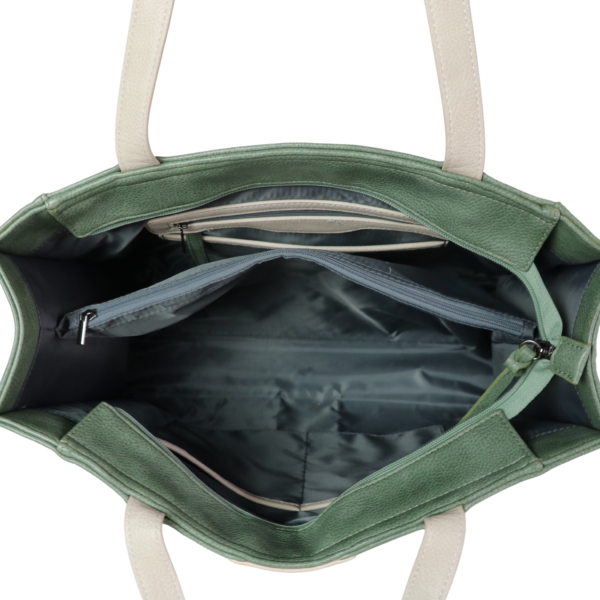 #228 Green Tote Bag (No Concealment Pocket)